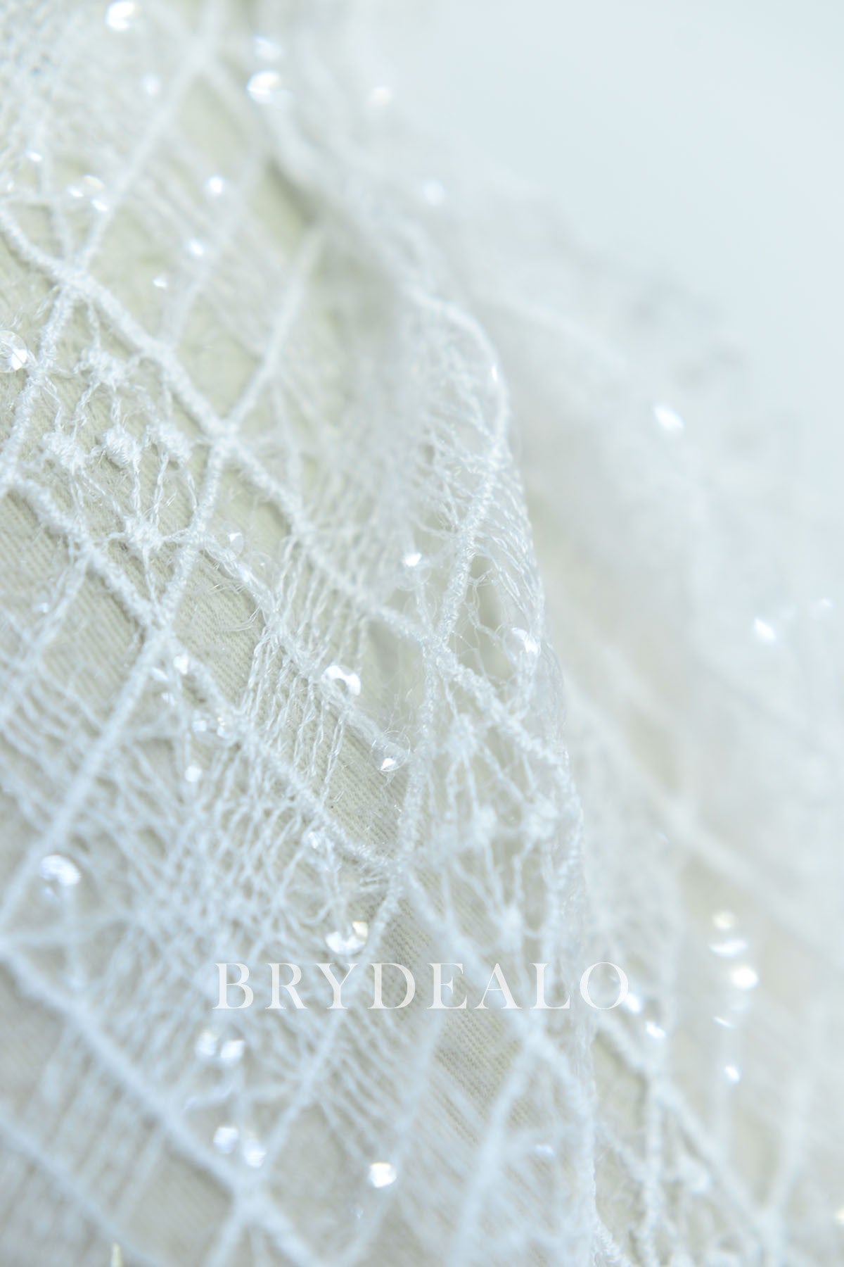 Best Crochet Lace with Clear Sequins