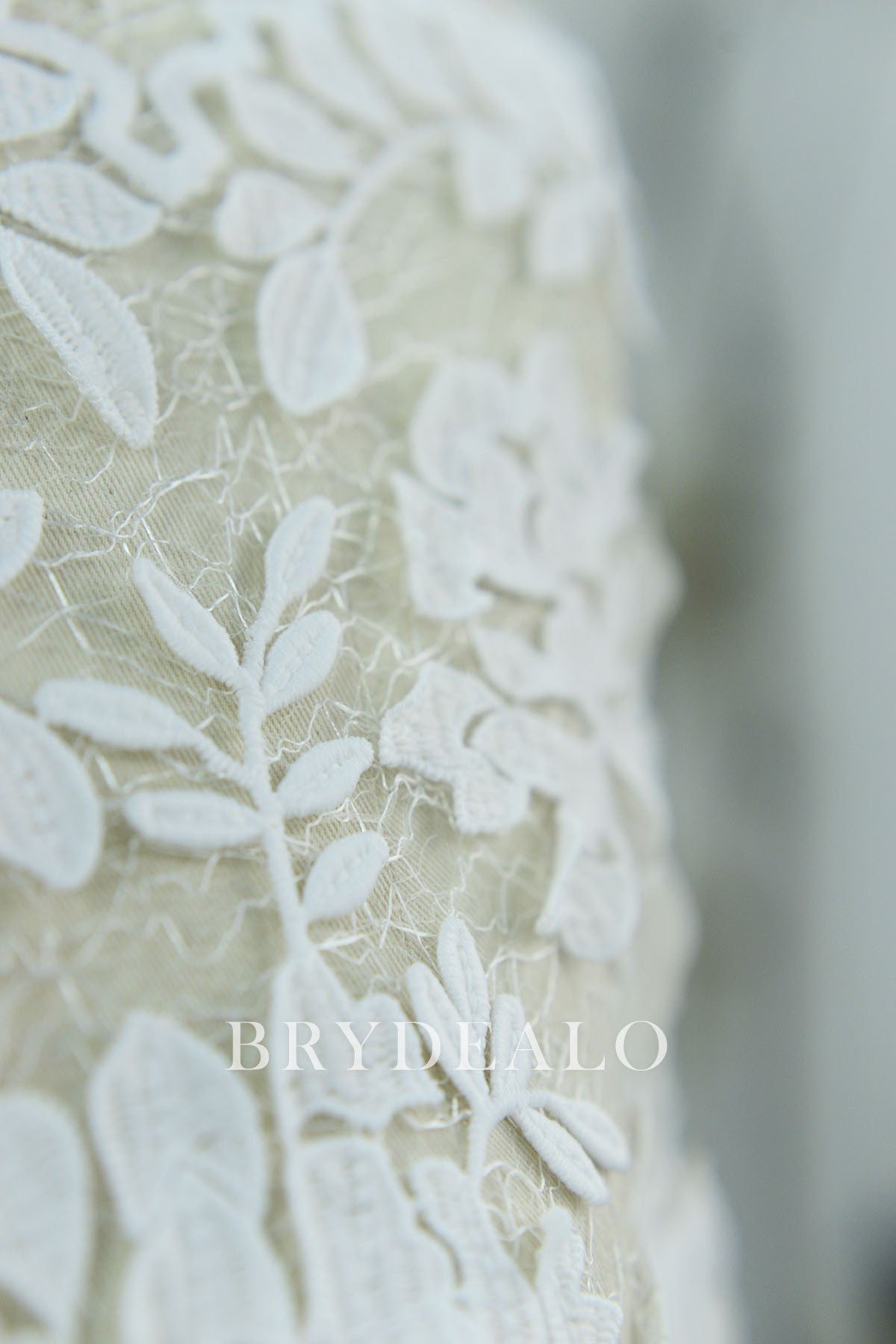 Double Border Repeated Flower Lace Fabric for Wholesale