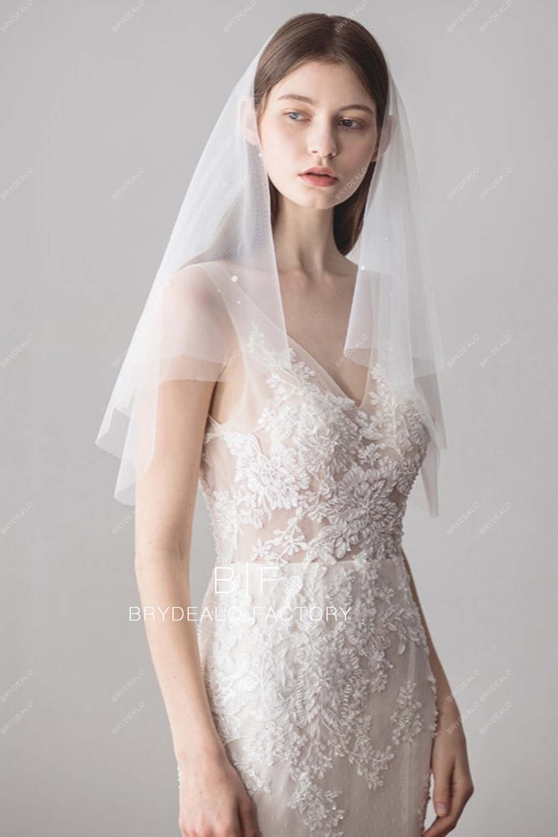 Pearls Wedding Veil