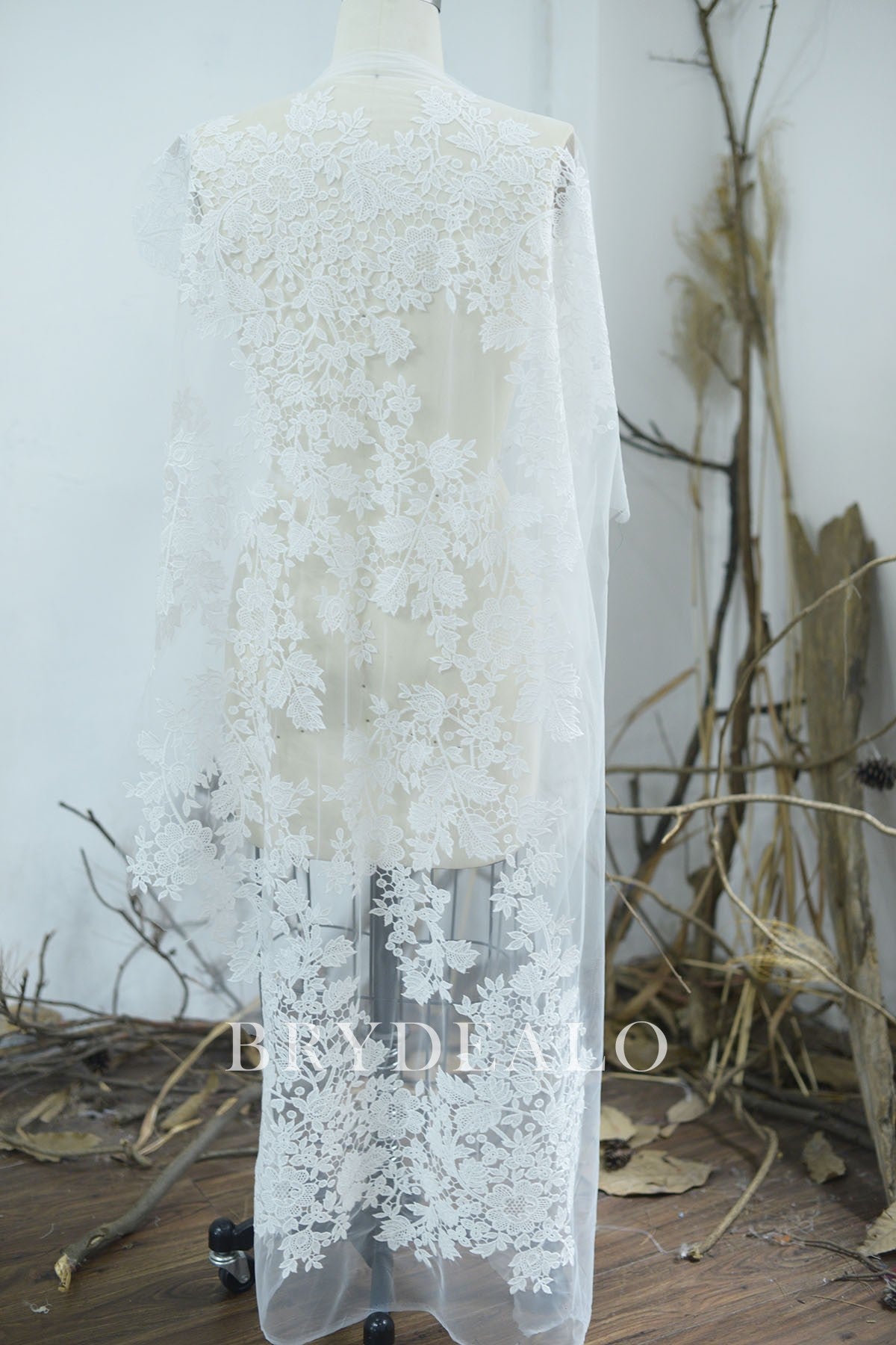 Wholesale Floral Embroidery Lace Fabric