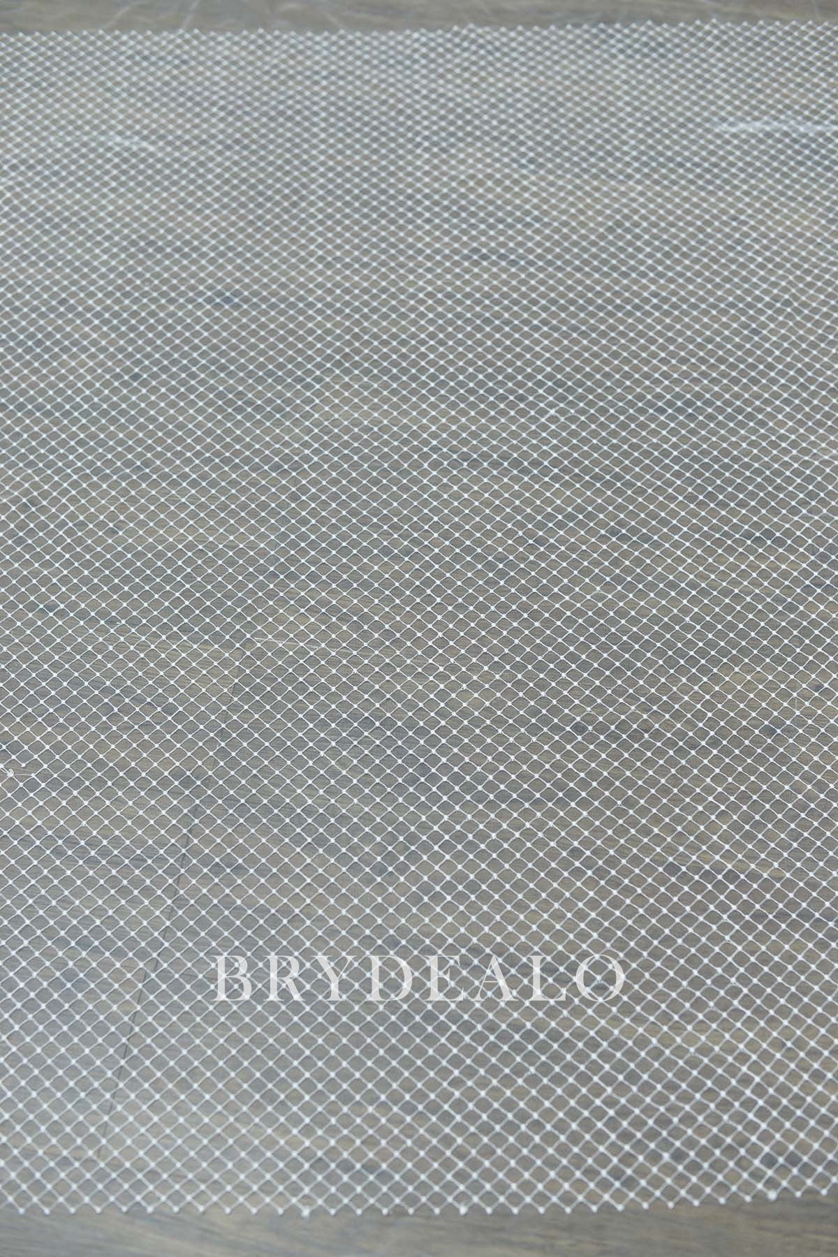 Best Light Ivory Rhombus Bridal Lace Tulle Fabric