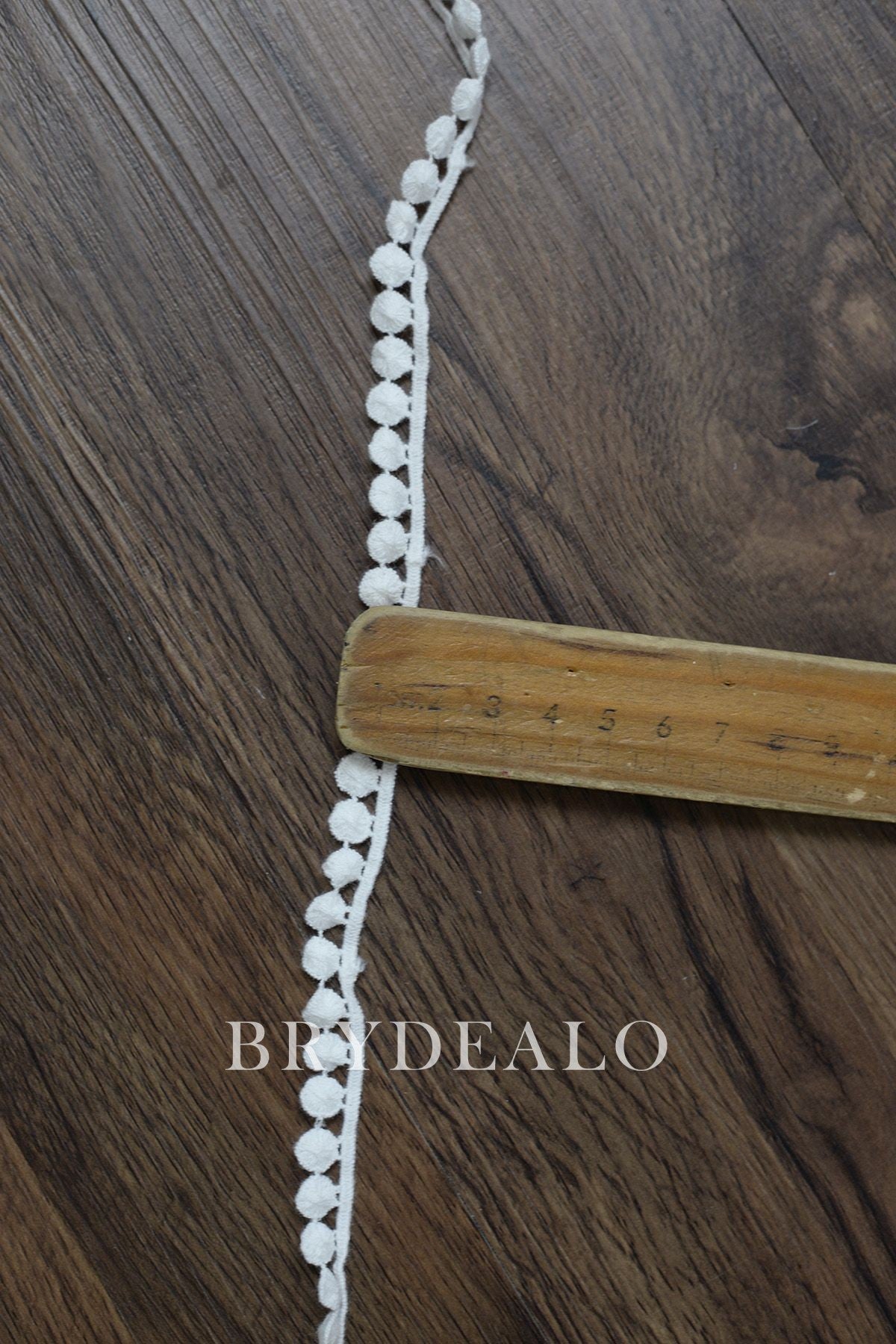 Polka Dot Crochet Lace Trim