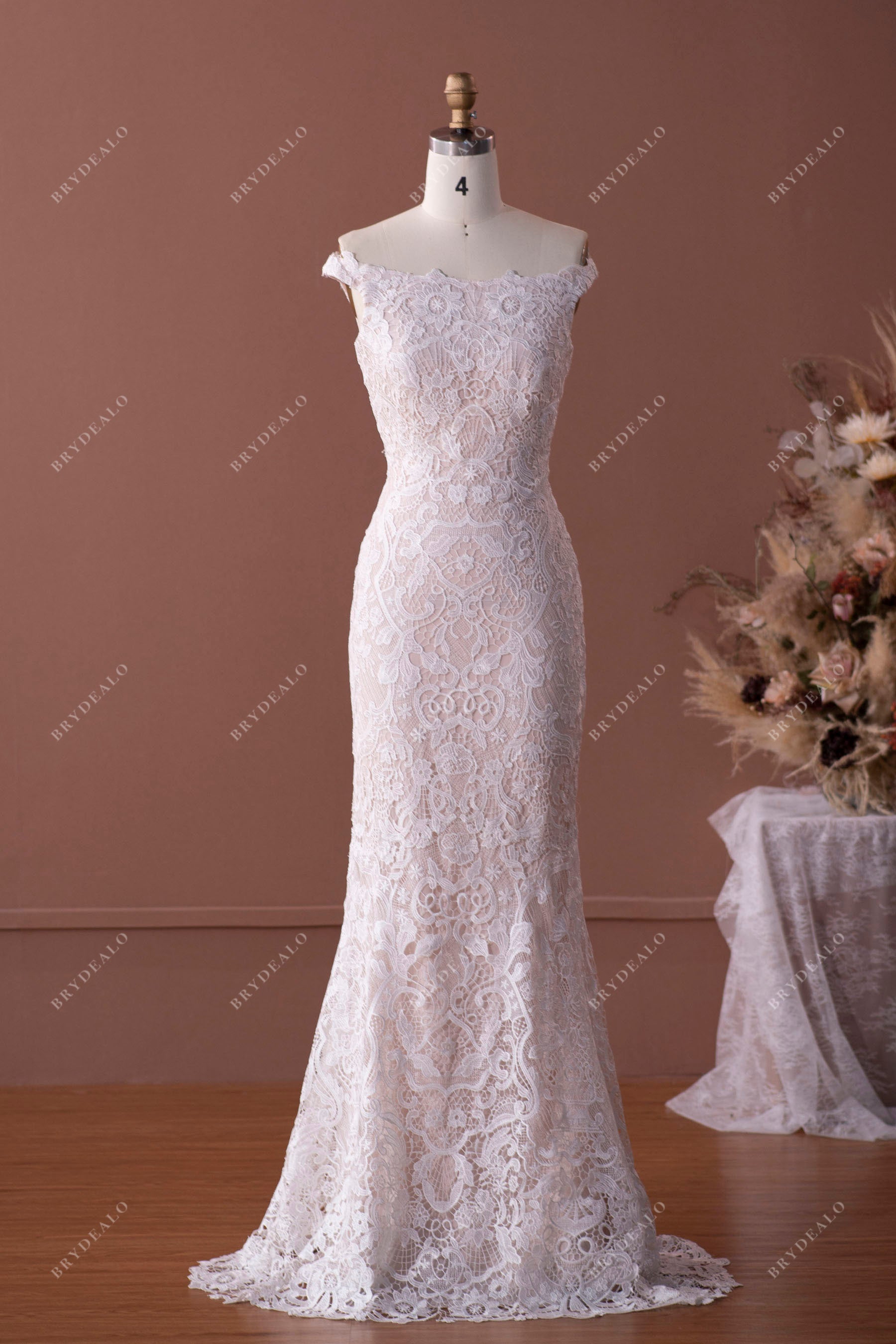 Lace Mermaid Wedding Dress