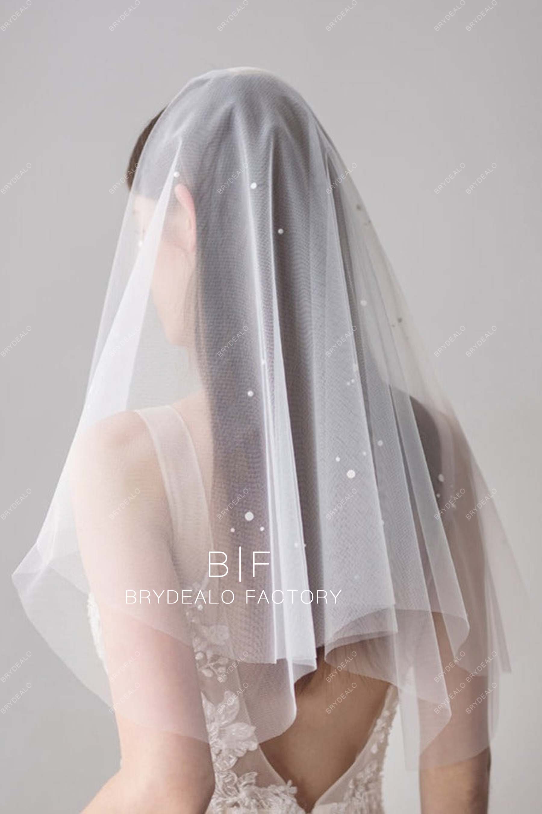 Pearls Short Veil