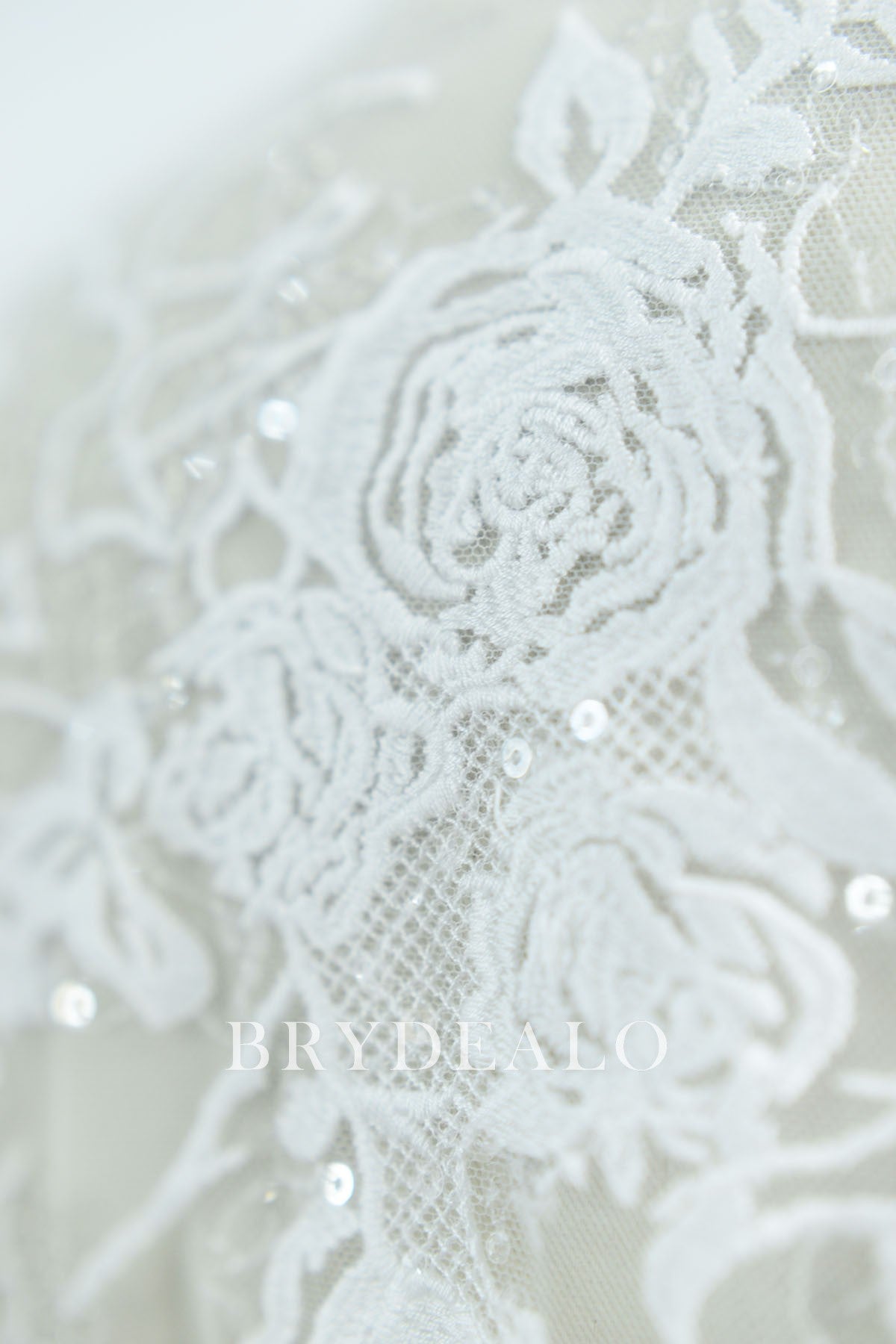 Shimmery Designer Growing Rosa Lace
