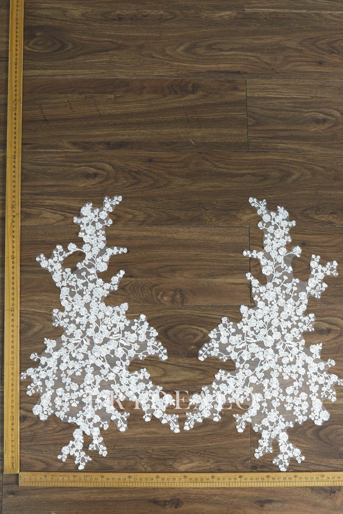 Pony Flower Embroidery Bridal Lace