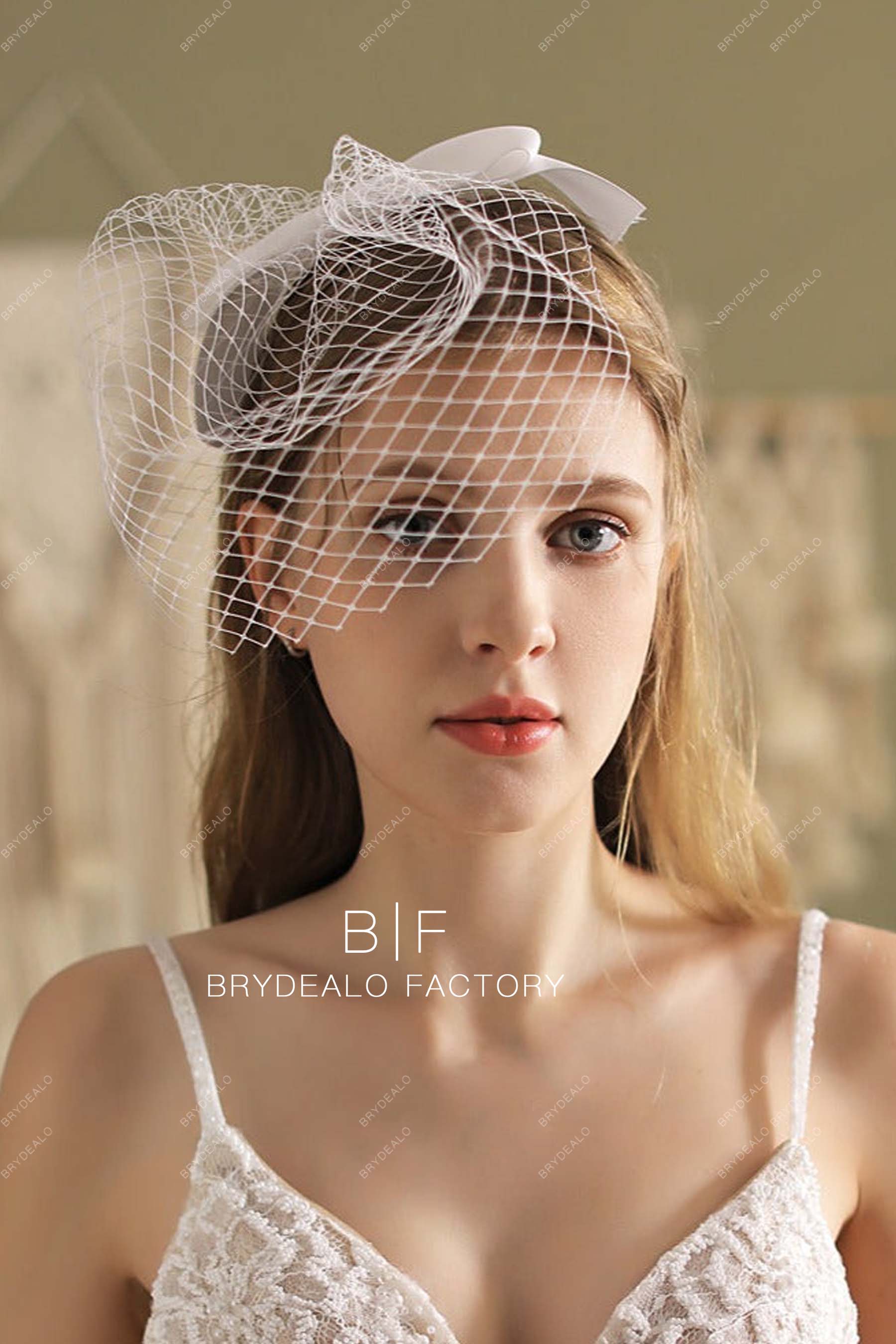 vintage short wedding veil