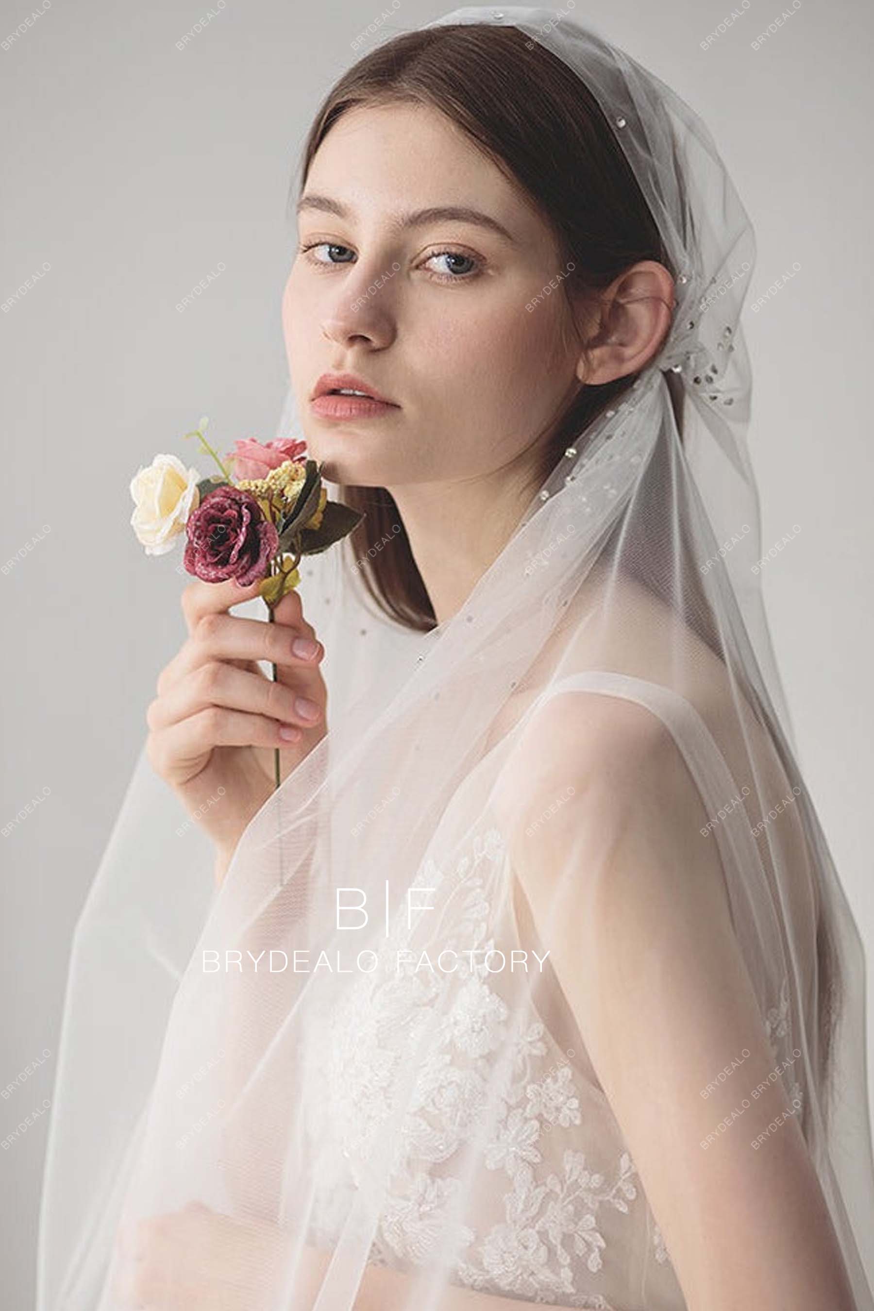 Wedding Ballet Length Cap Veil