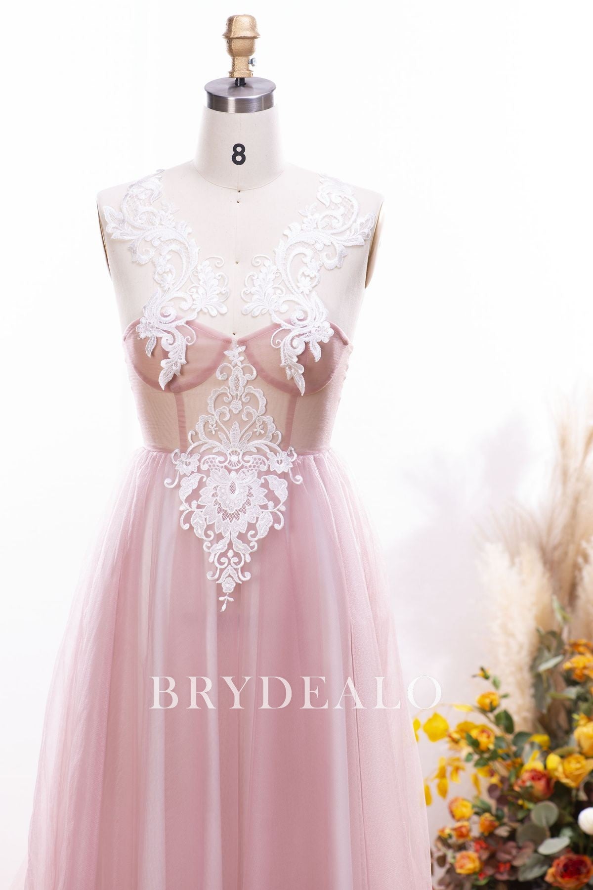 Wholesale Abstract Patterned Bridal Lace Applique