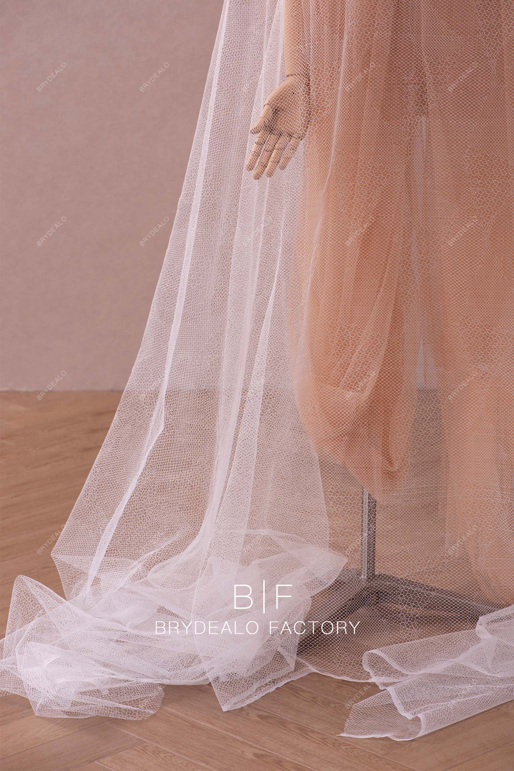 airy irregular pattern tulle
