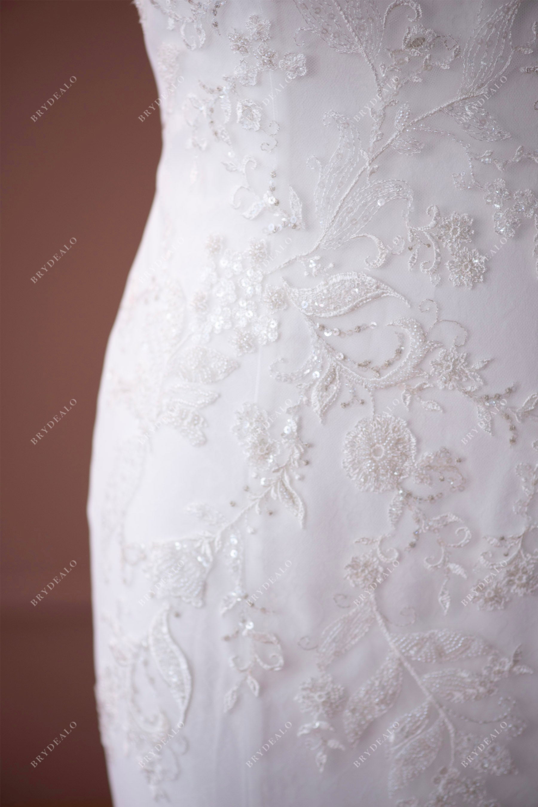 beaded bridal lace fabrics
