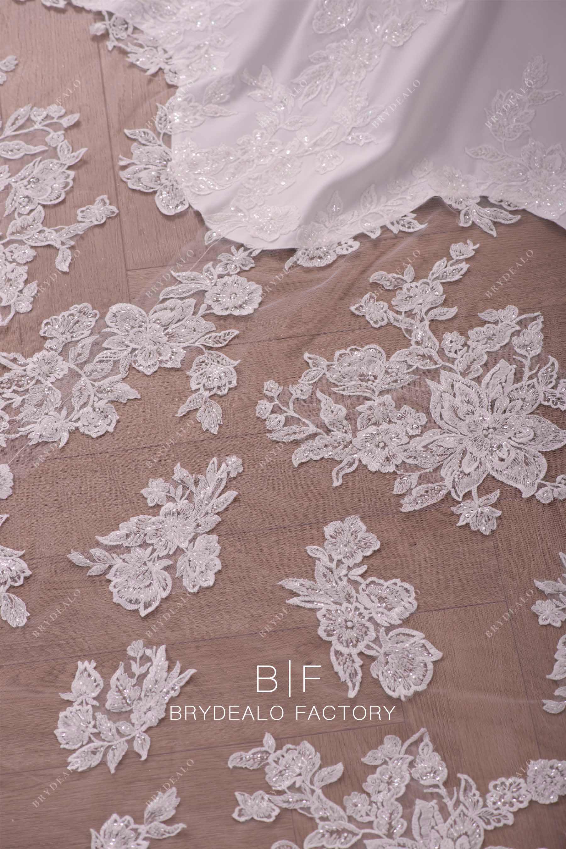 beaded bridal lace