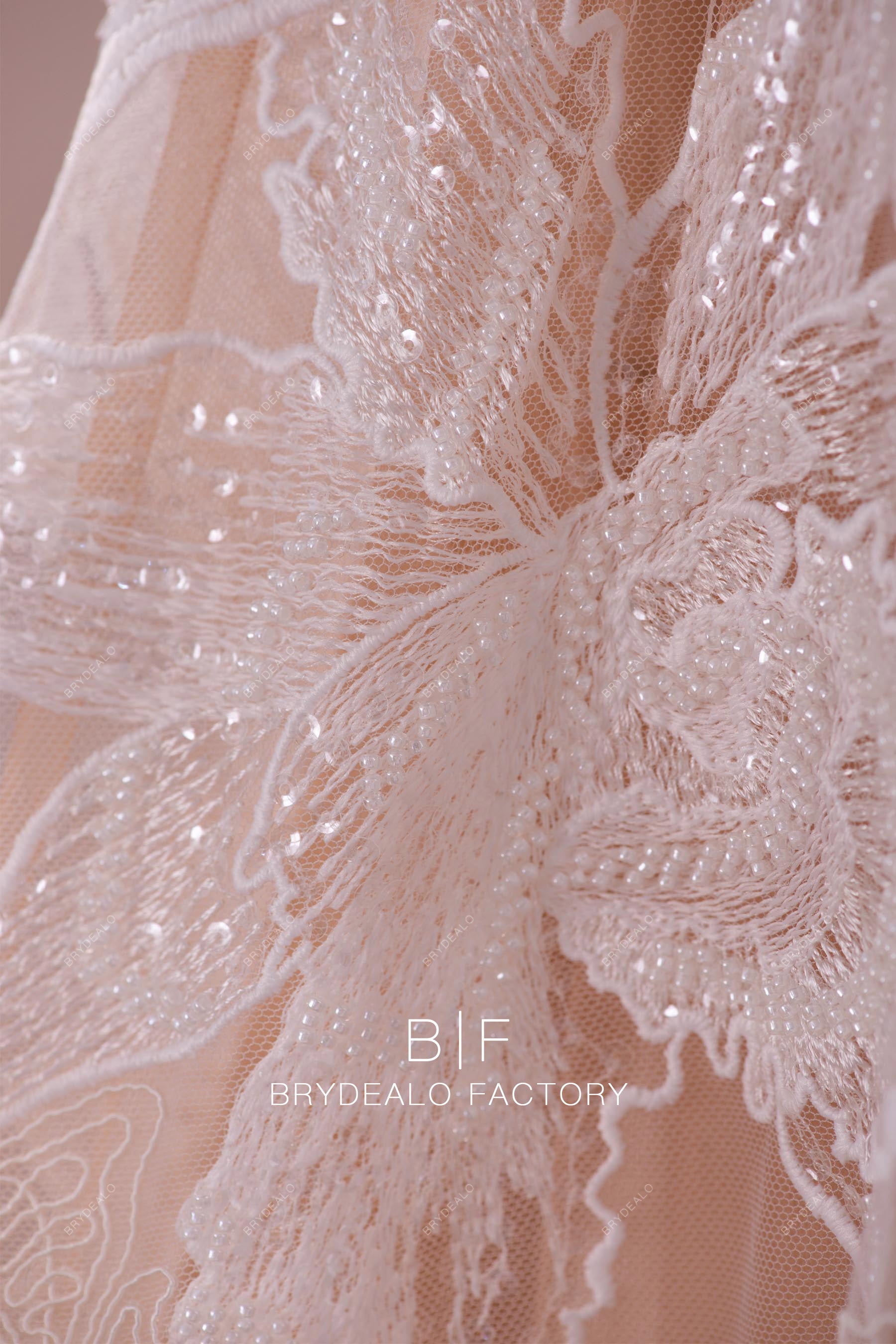 beaded embroidery flower lace