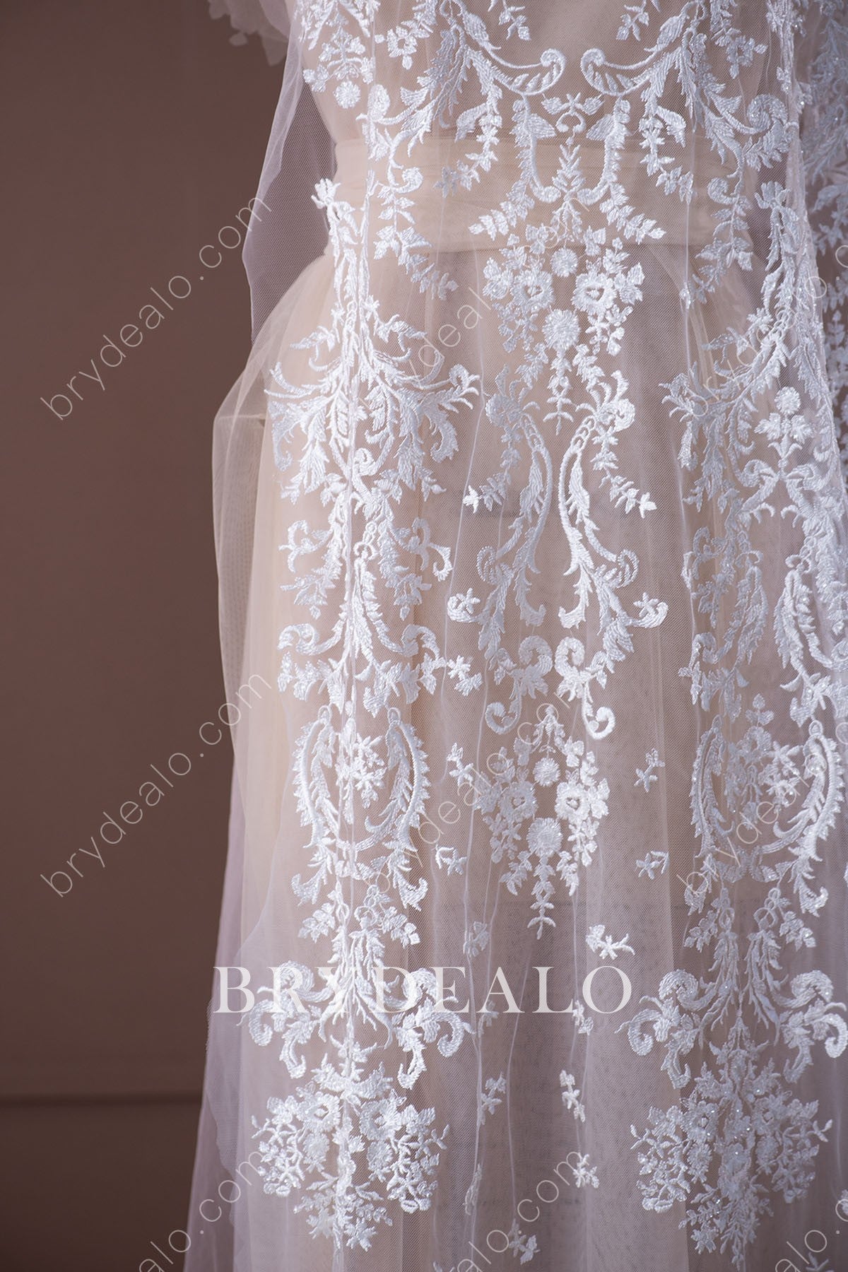Botanic Embroidery Lace Fabric