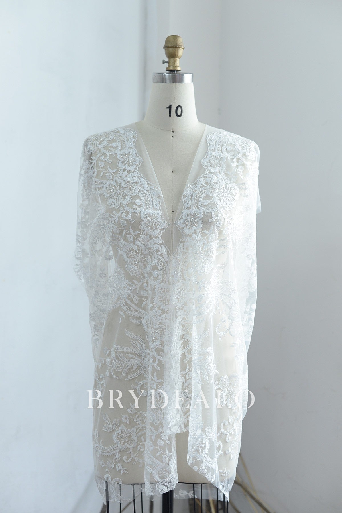 Border Lace Fabric with Cording