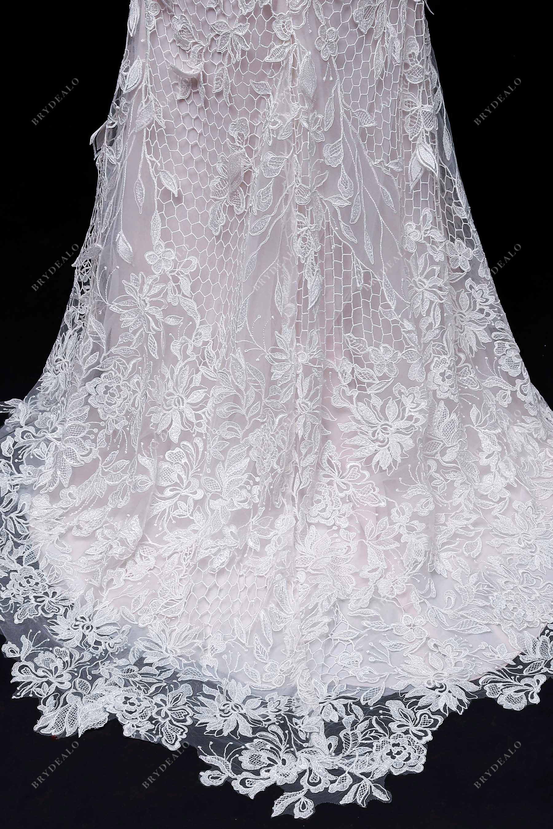 beautiful lace train