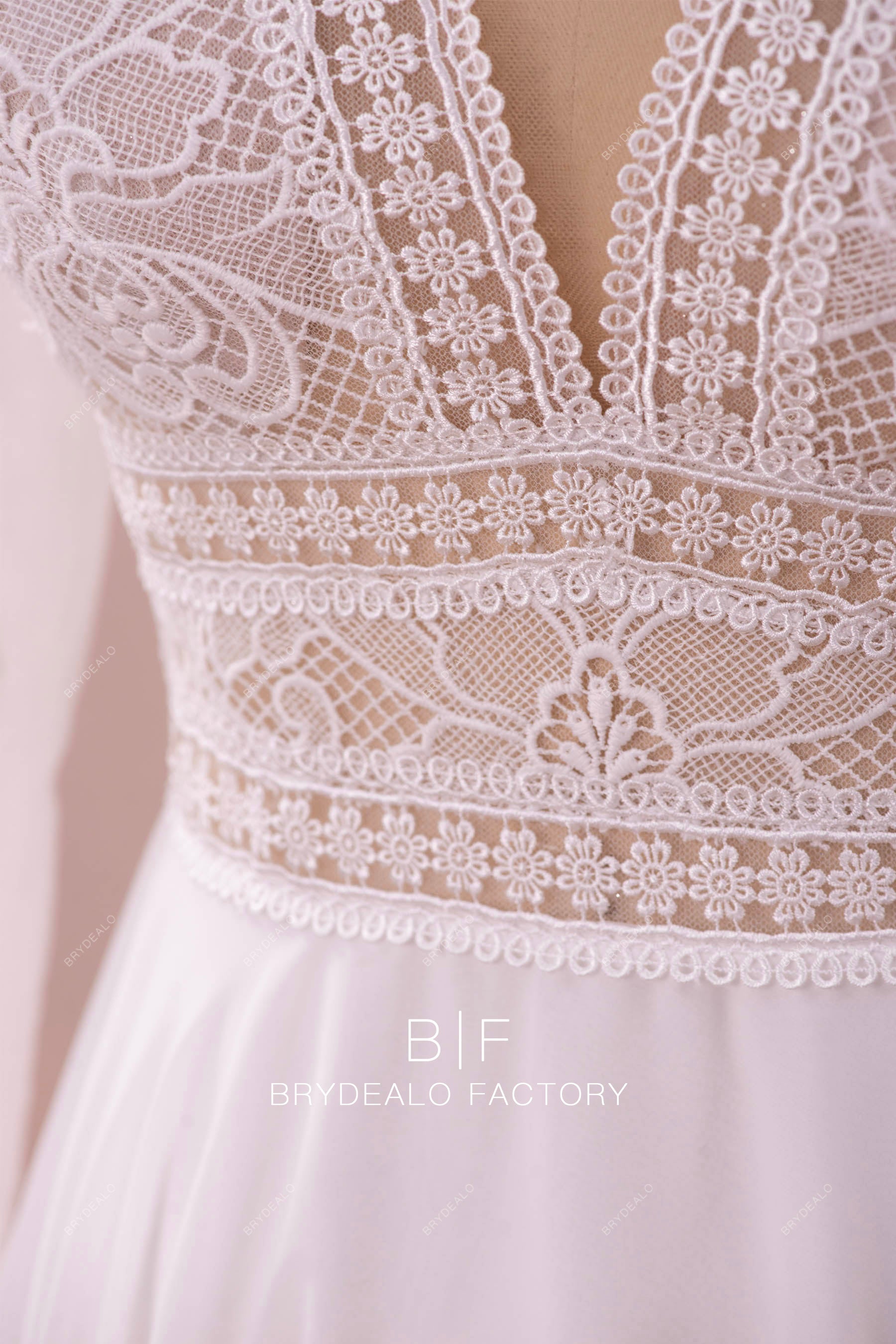 boho bridal lace