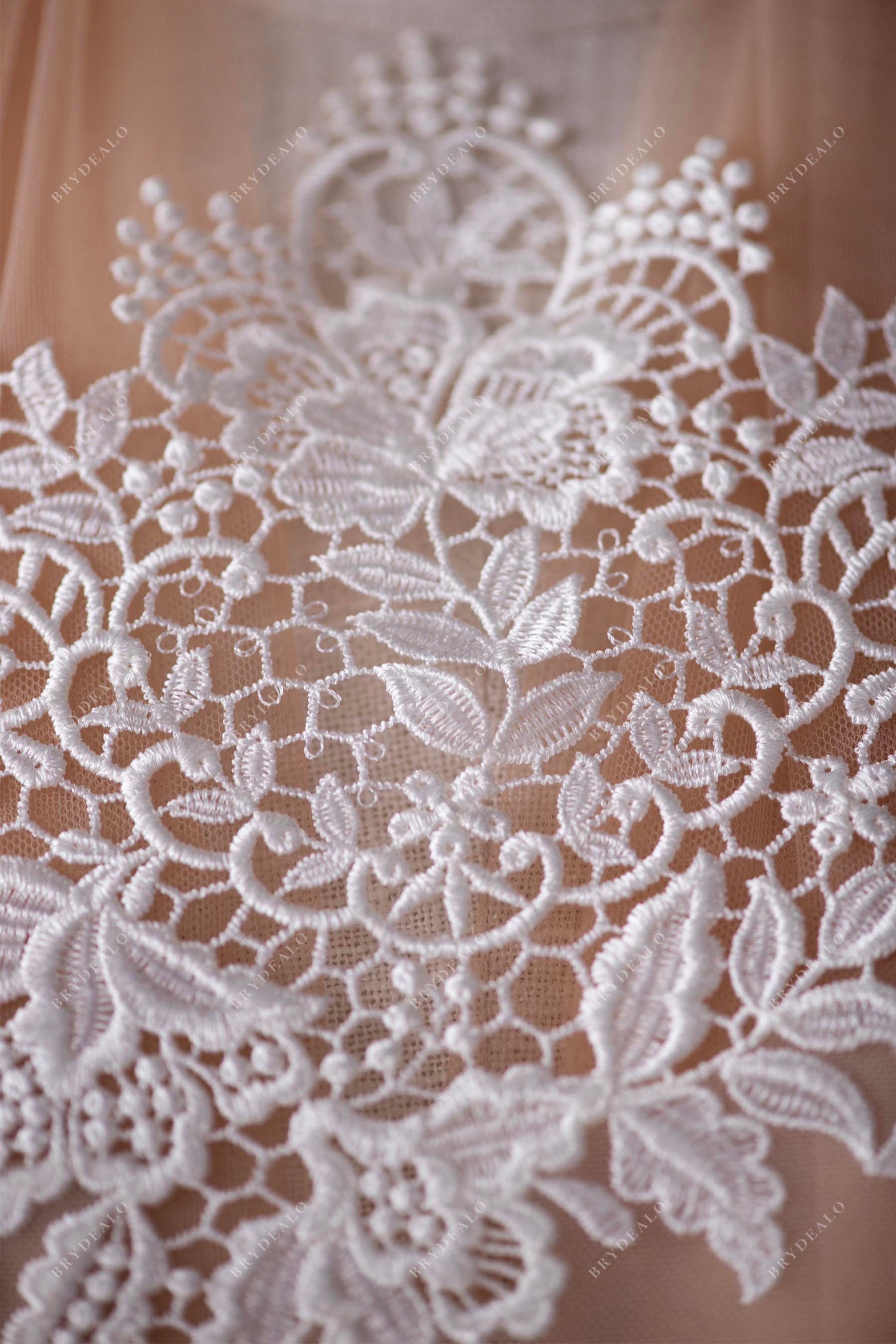 Wholesale Embroidery Chemical Flower Lace Fabric