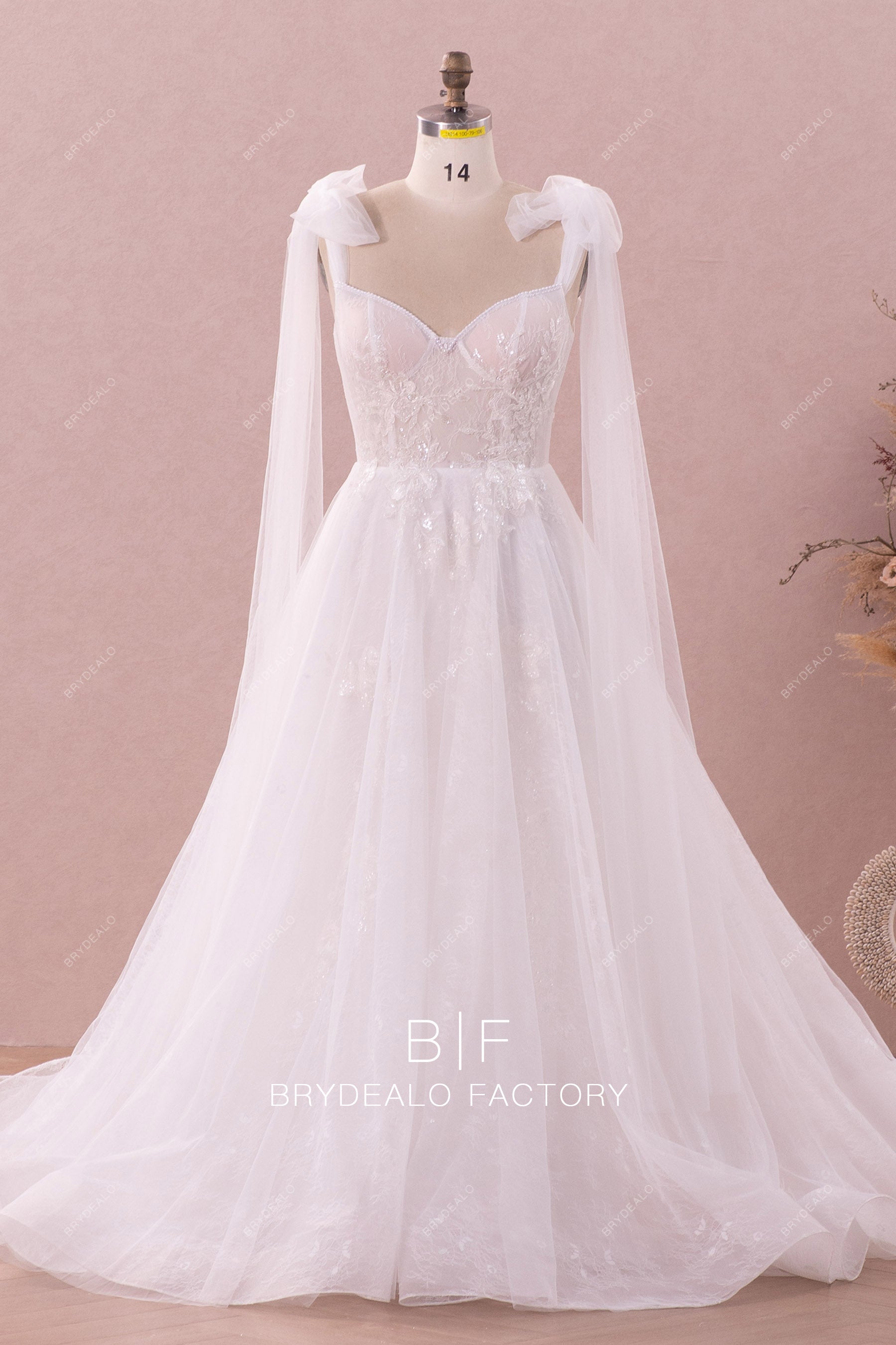 corset sweetheart lace wedding dress