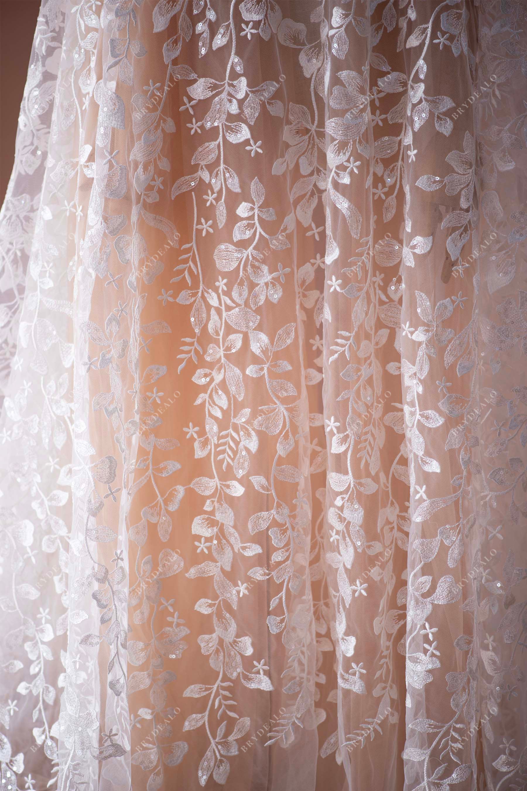 custom wedding dress flower lace for wholesale 