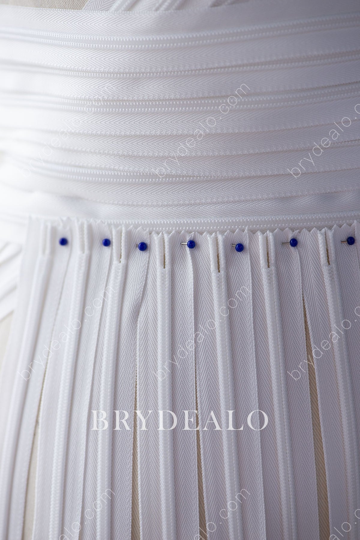Designer Light Ivory Invisible Zipper