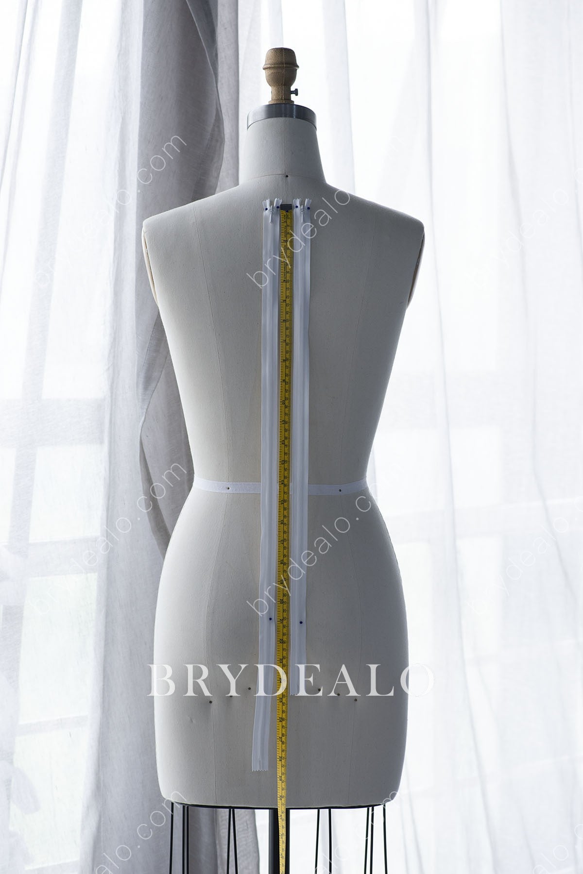 High Quality Light Ivory Invisible Zipper