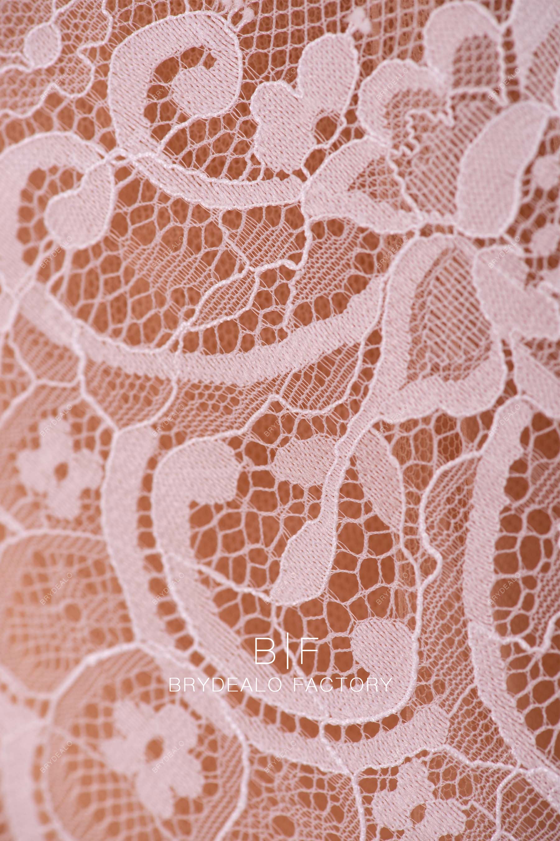 delicate lace trim