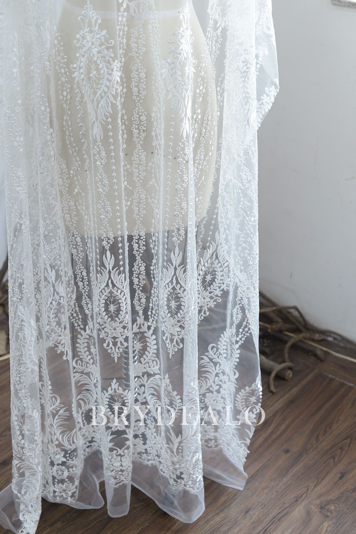 Double Border Lace Fabric