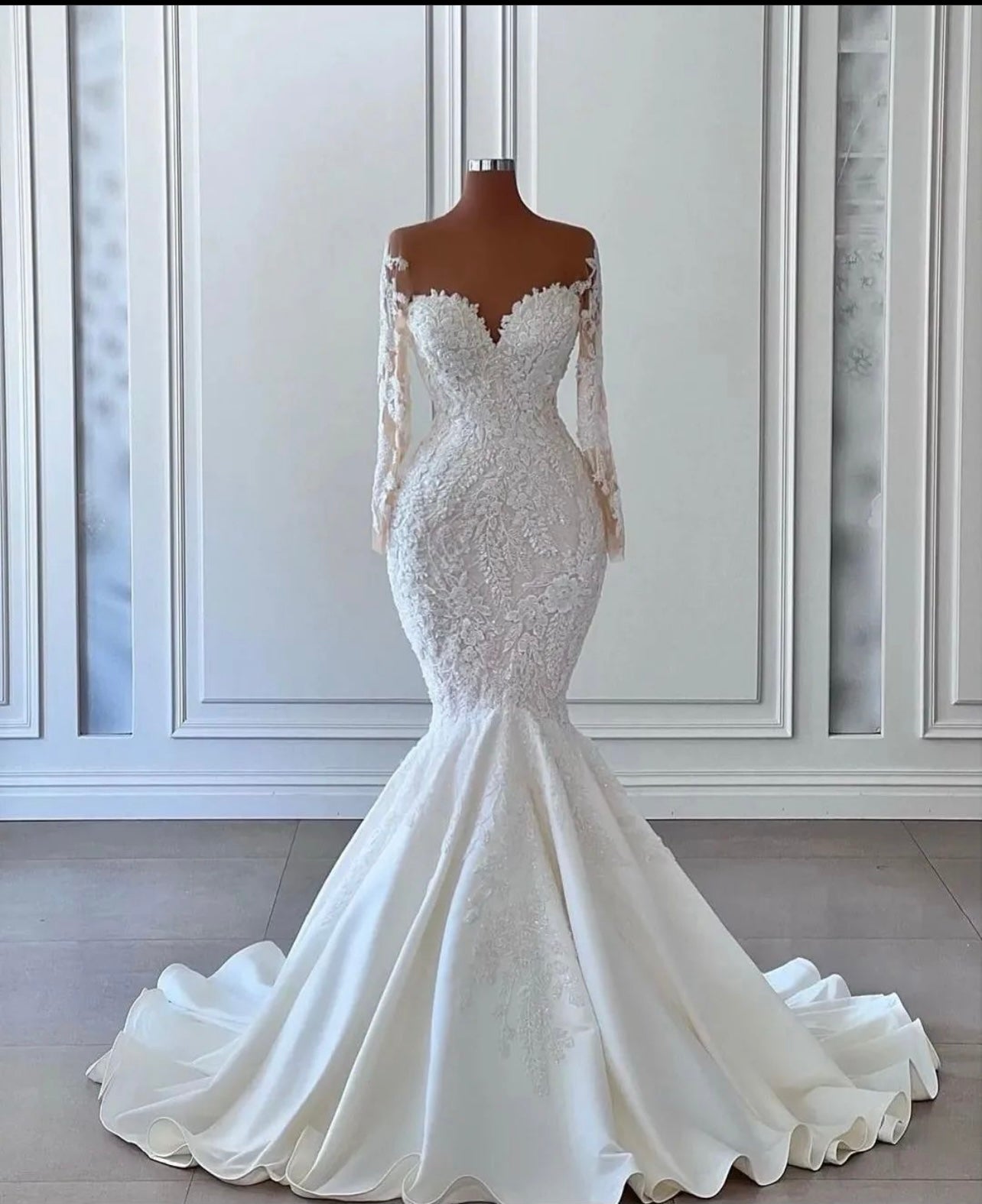 strapless lace tea length wedding dress White Strapless Tea Length Dress by Amoris T712W L / Off White main image 1