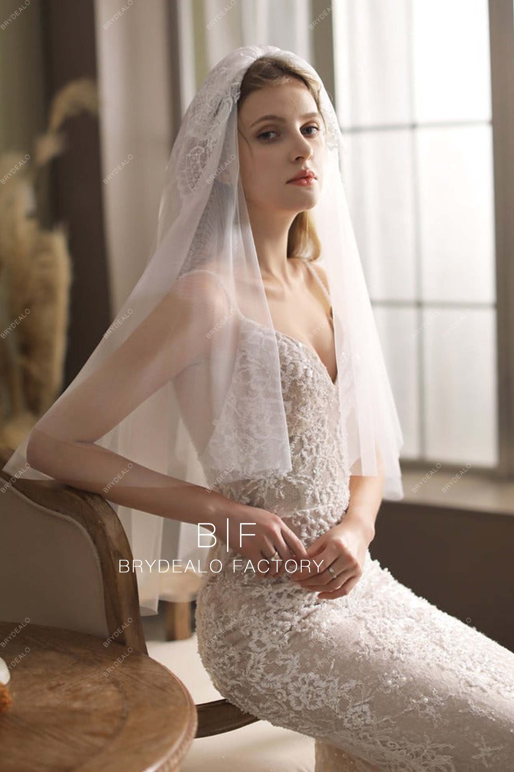 Elbow Length Wedding Veil