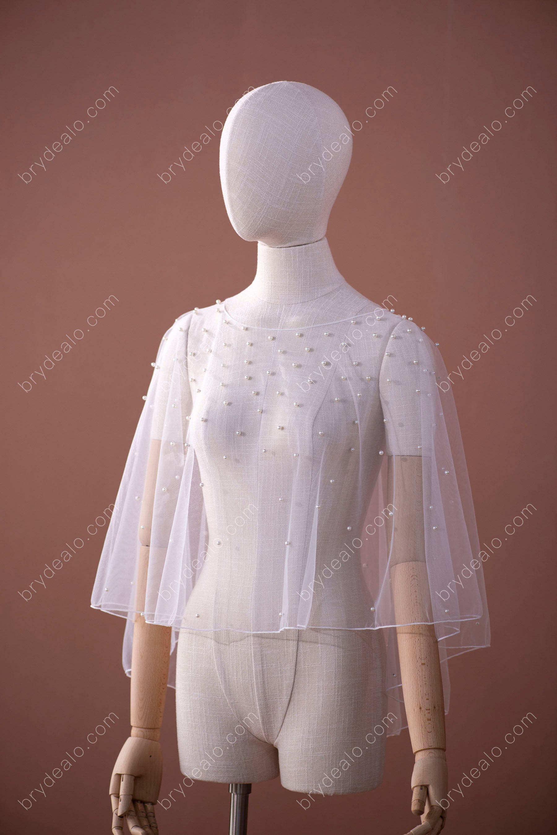Pearls Bridal Cape for Wholesale
