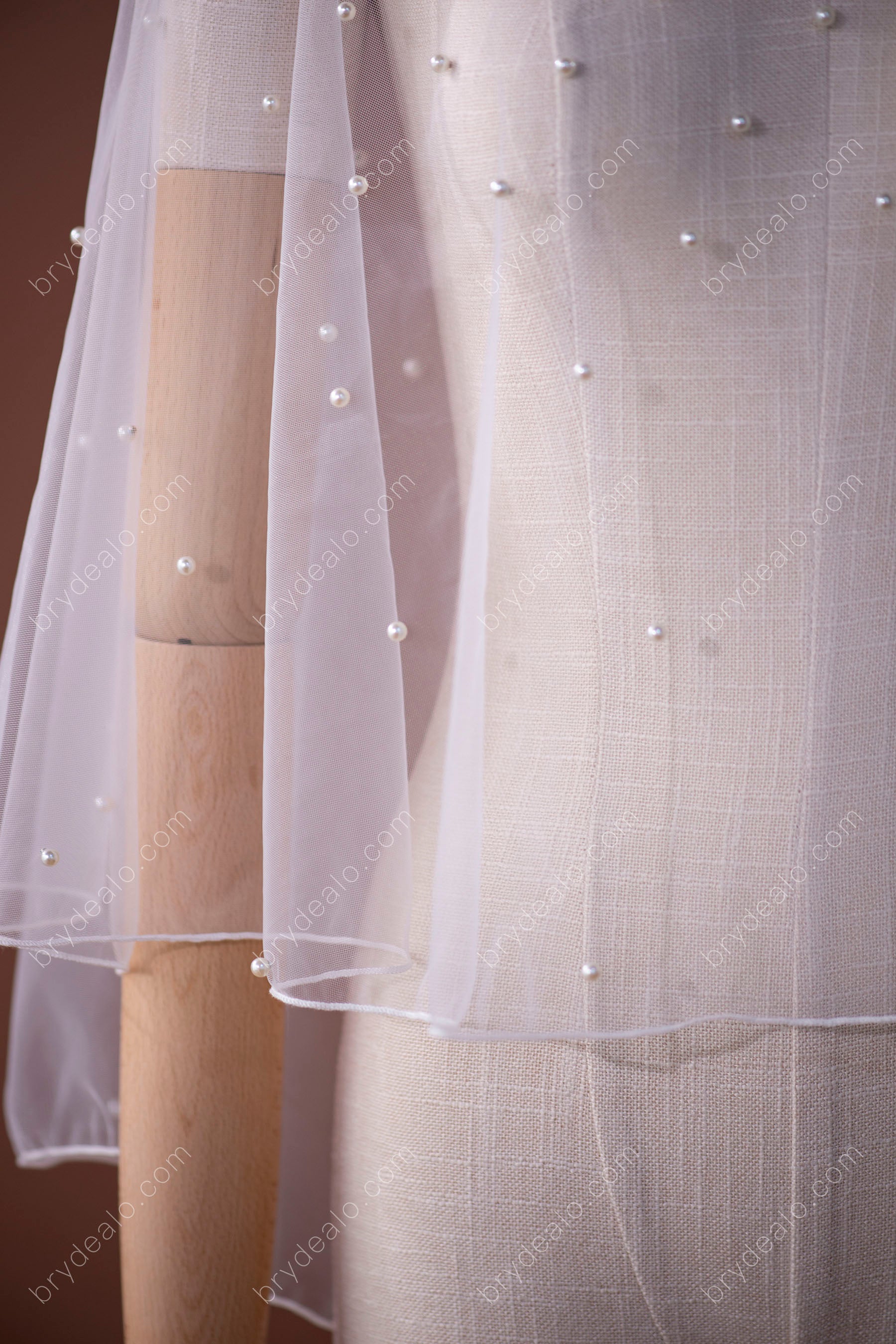 Elegant Pearls Bridal Cape Online for Wholesale