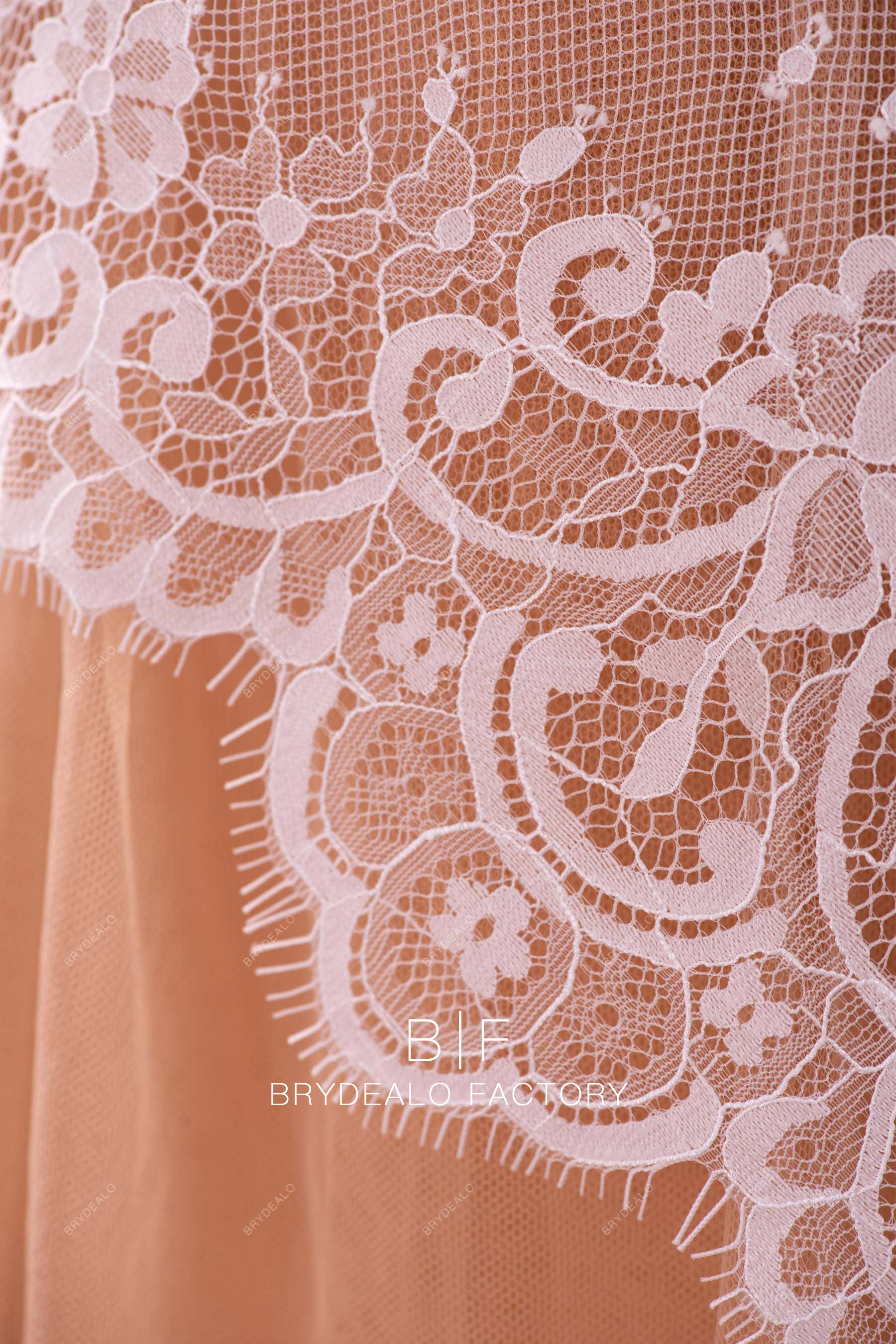 eyelash lace trim