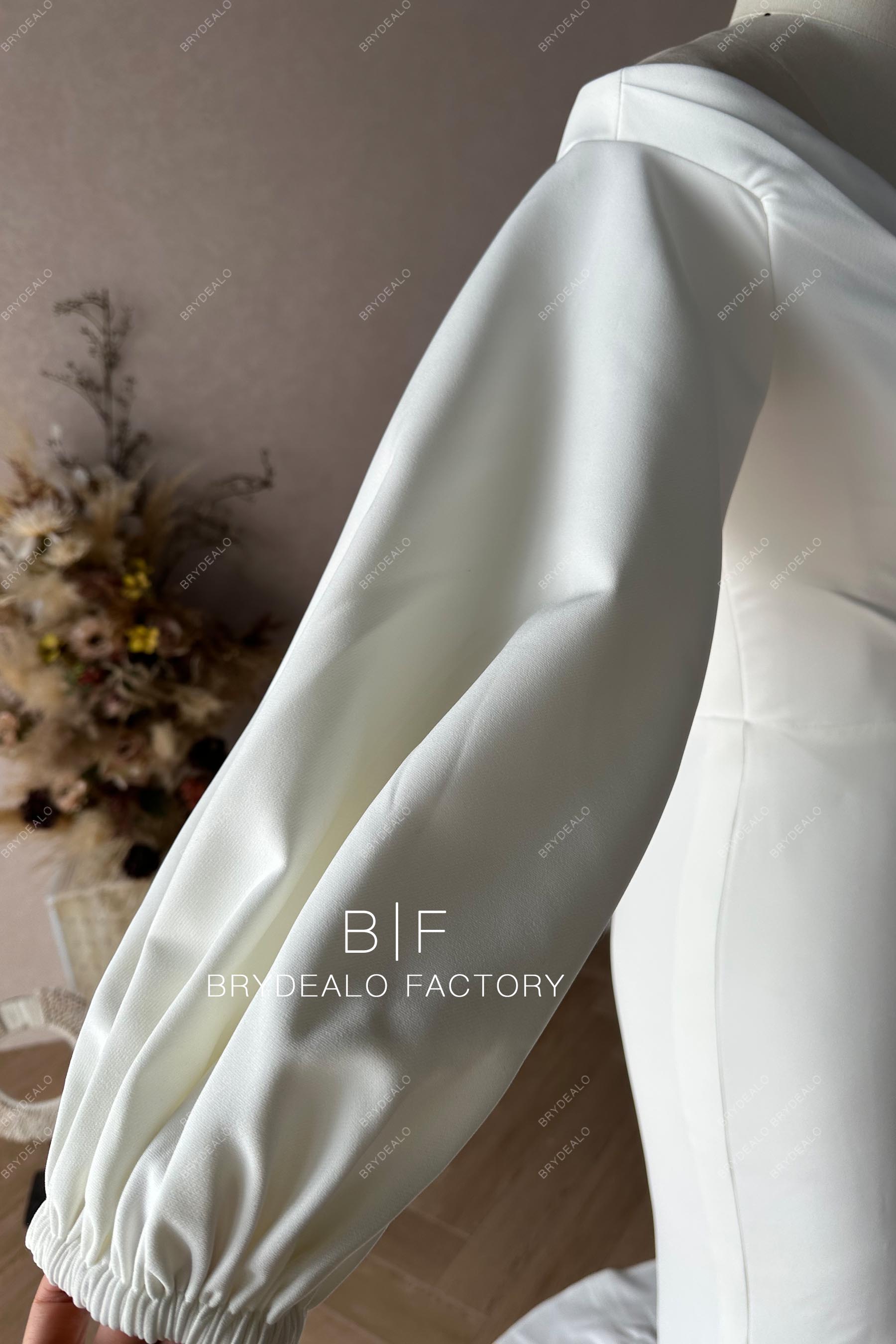 Private Label Custom Crepe Wedding Dress BR20231712