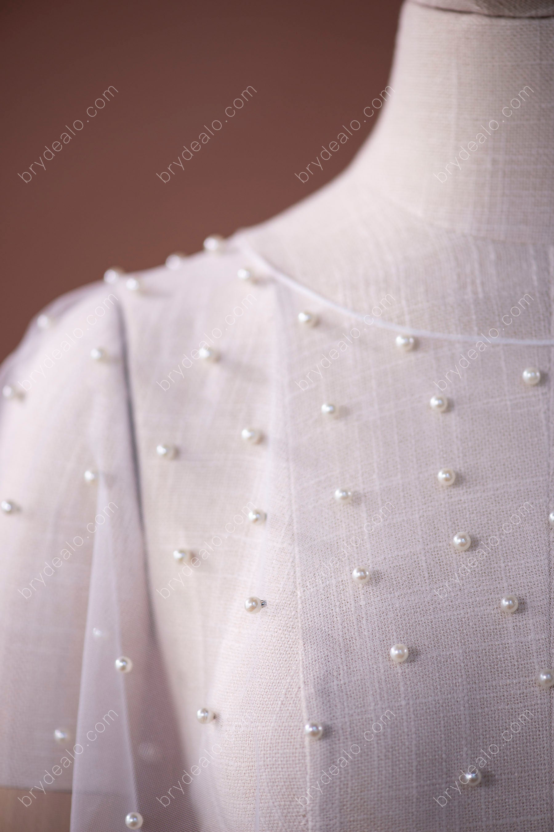 Elegant Pearls Bridal Cape for Wholesale Online