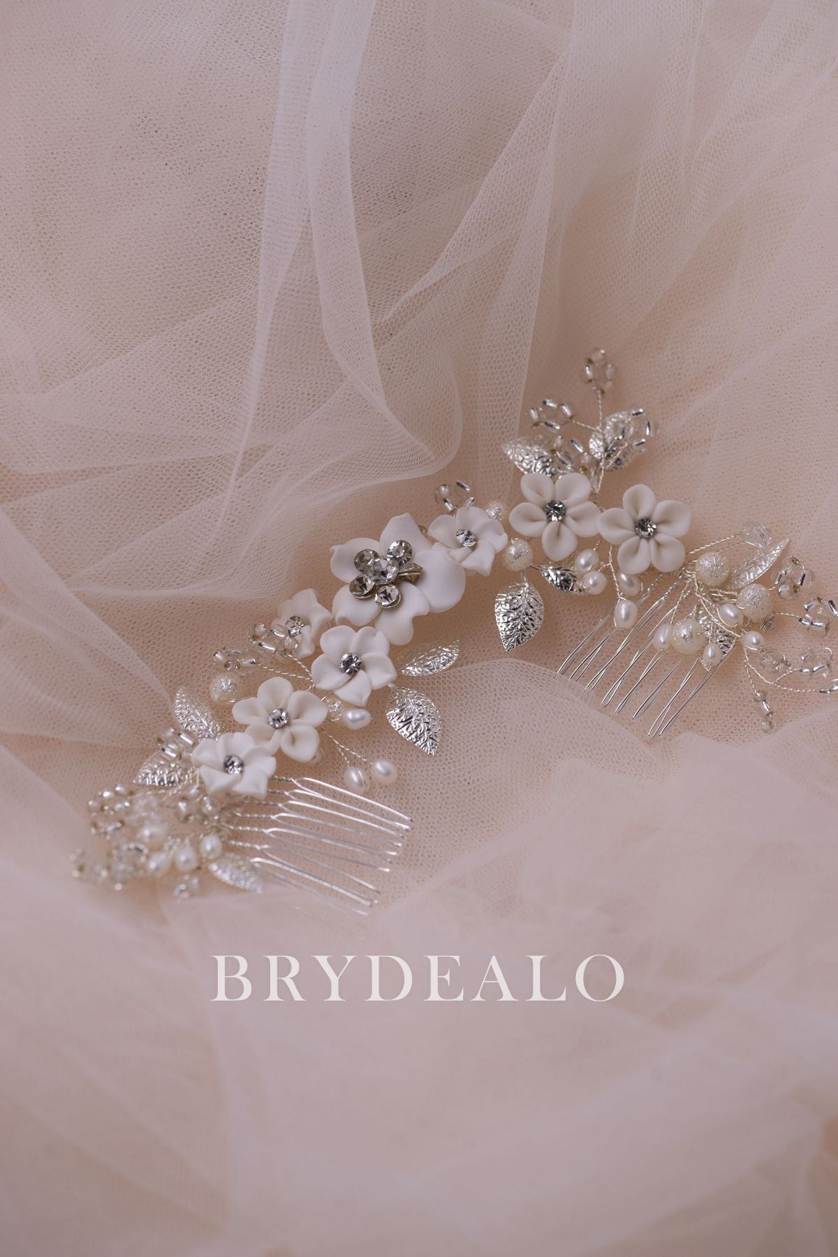 Exquisite Flower Rhinestone Bridal Comb