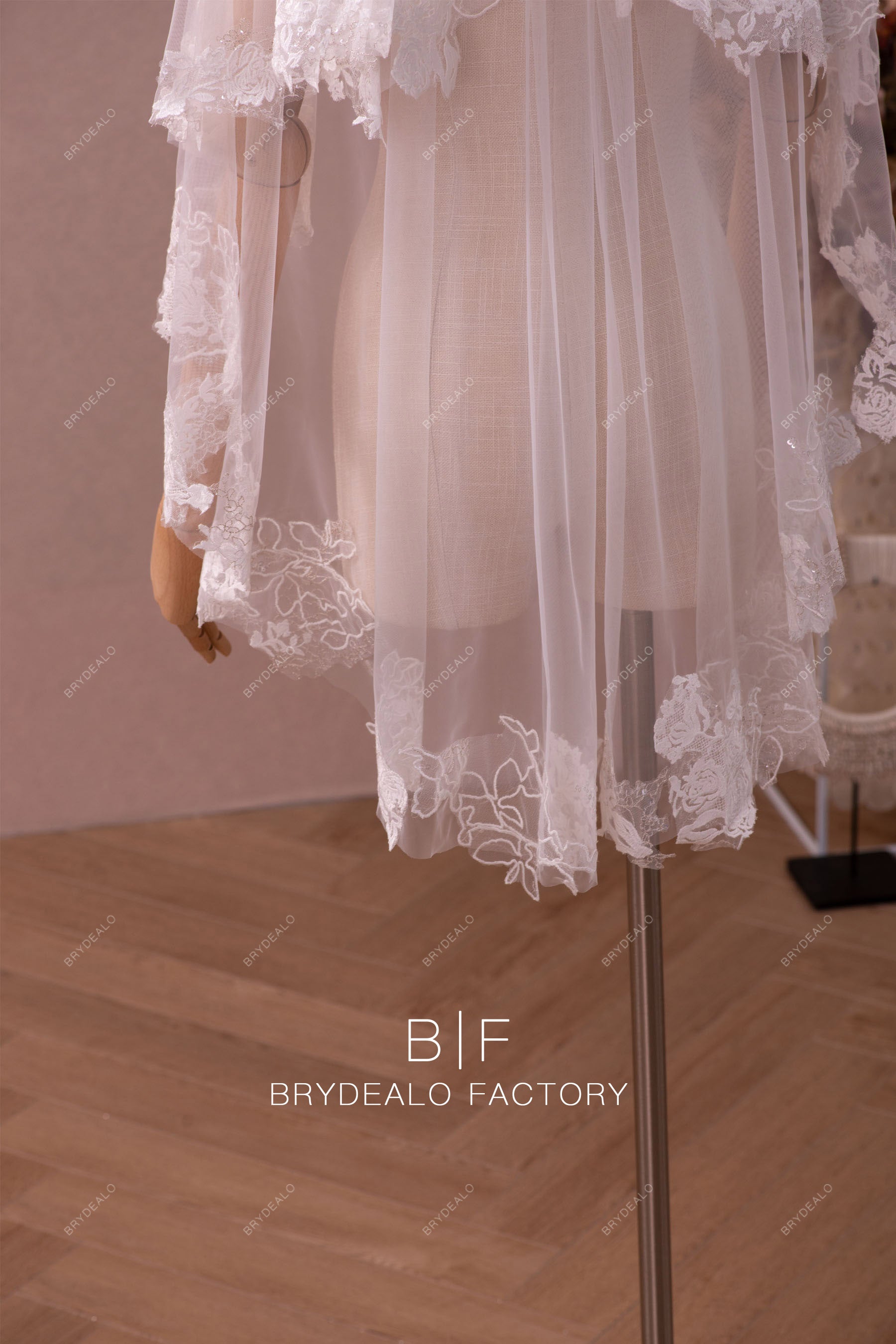 flower tulle veil