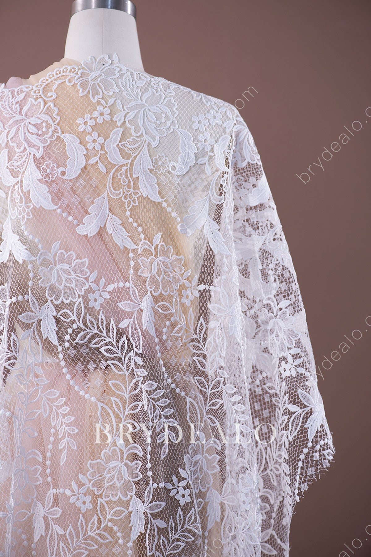 Best Wholesale Glamorous Flower Cording Lace Fabric