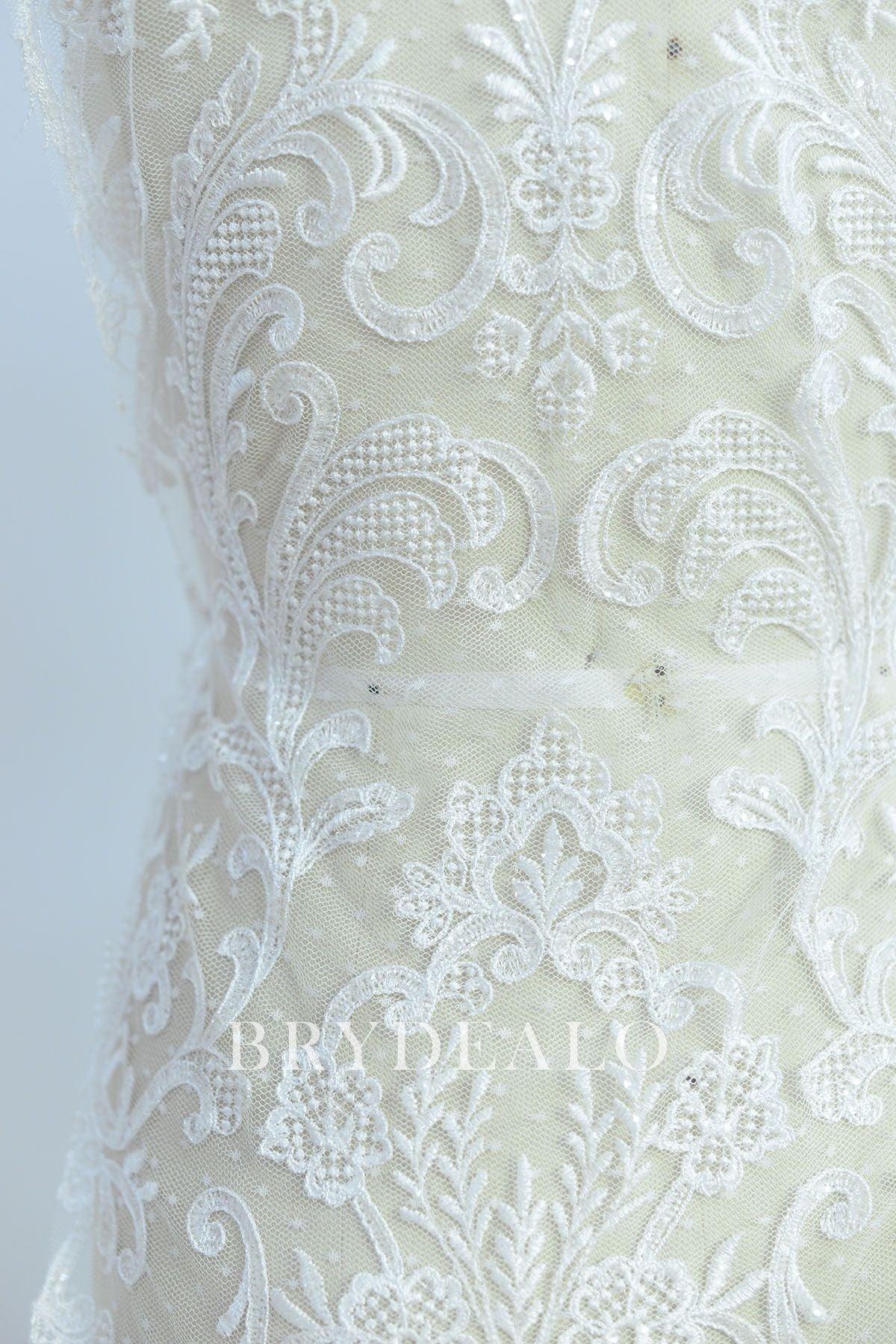 Glamorous Symmetrical Corded Lace for Wholesale