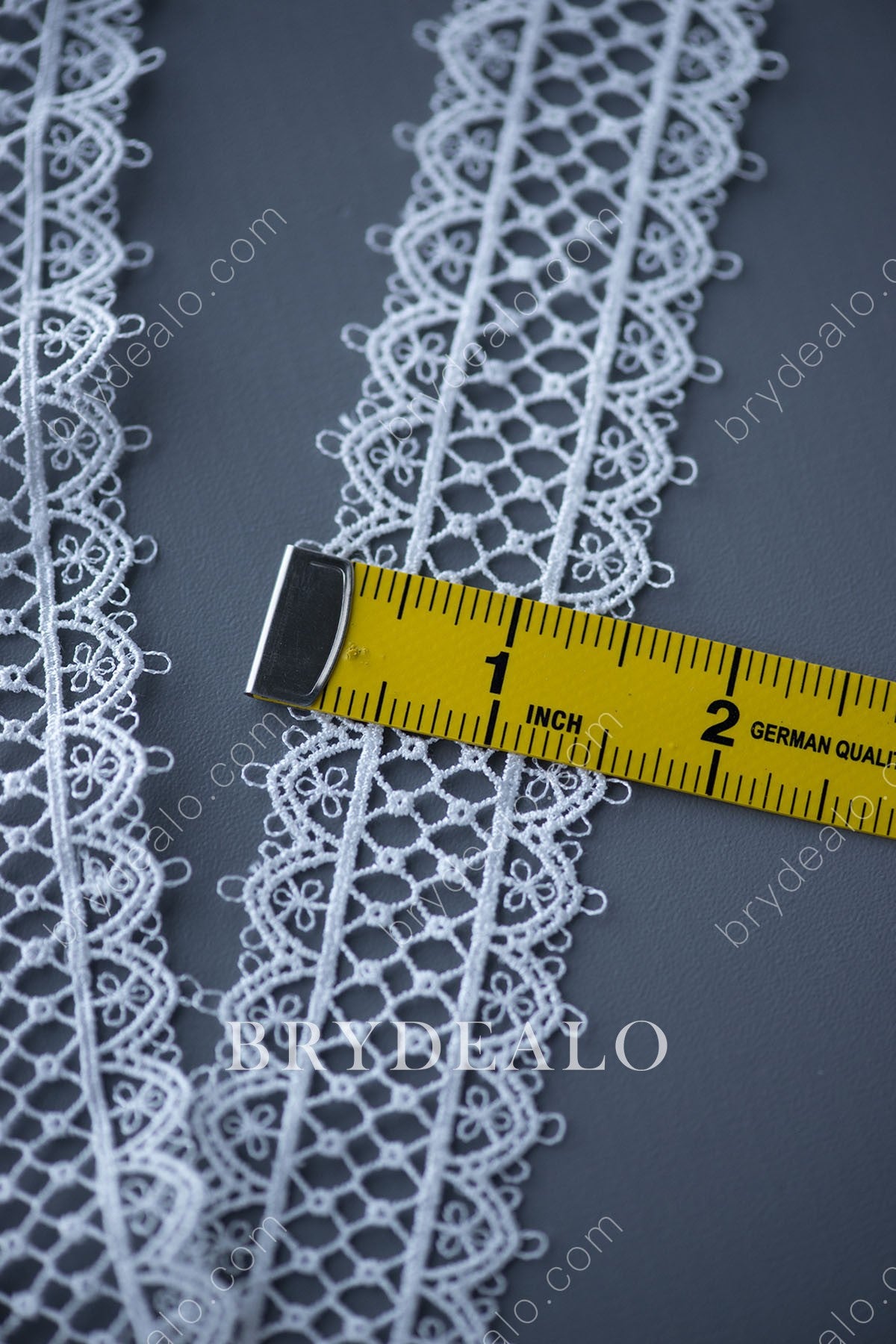 Scalloped Rhombic Crochet Lace Trim