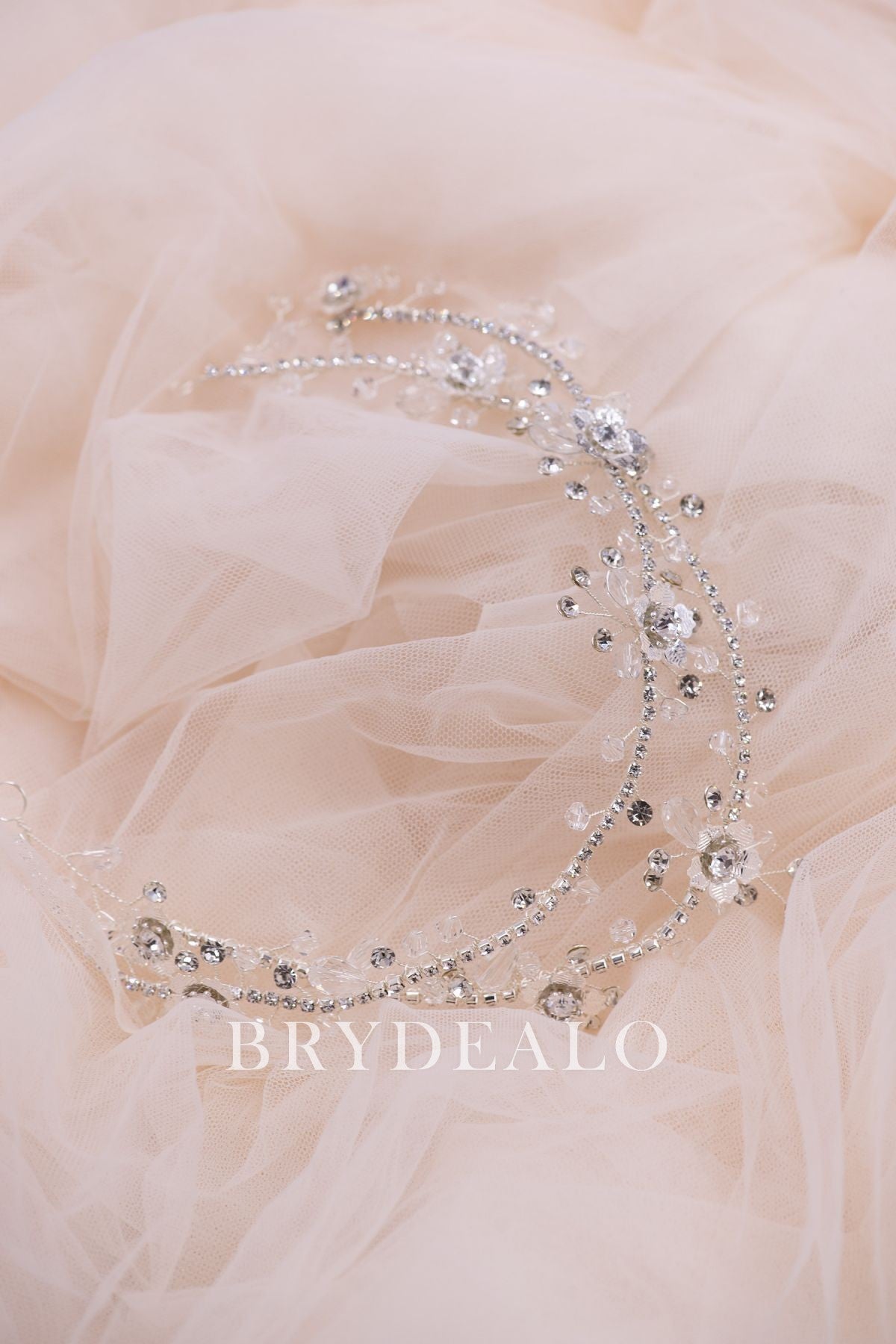 Handmade Crystals Bridal Headpiece