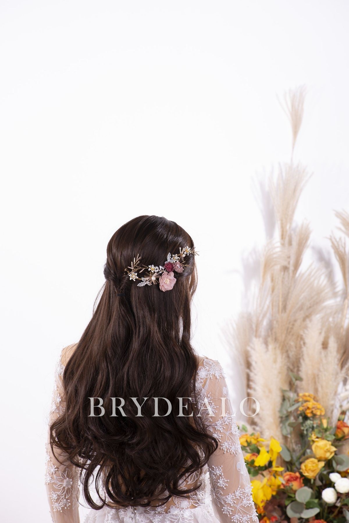 Handmade Retro Flower Bridal Headpiece for Wholesale