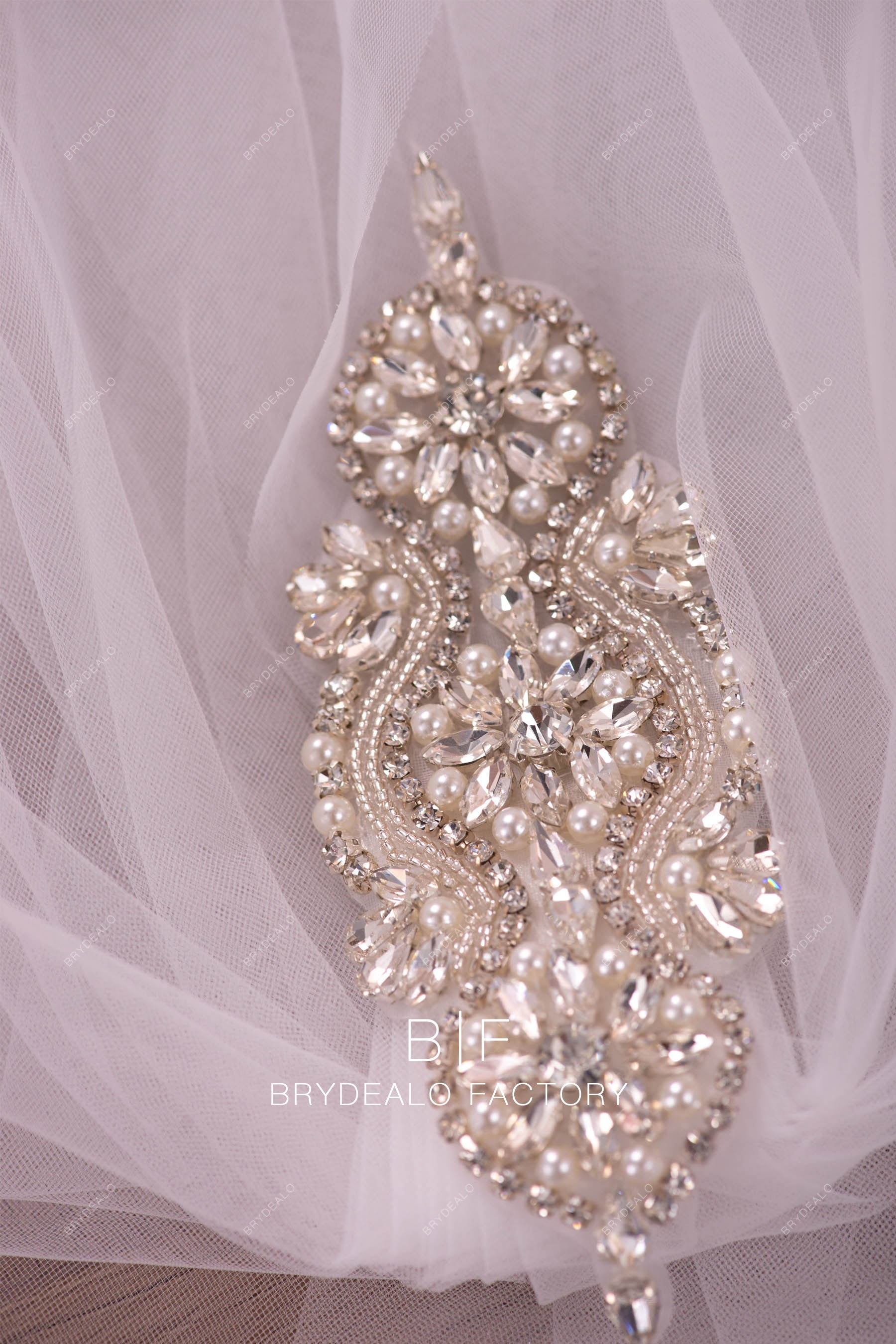 handmade rhinestone bridal accessory