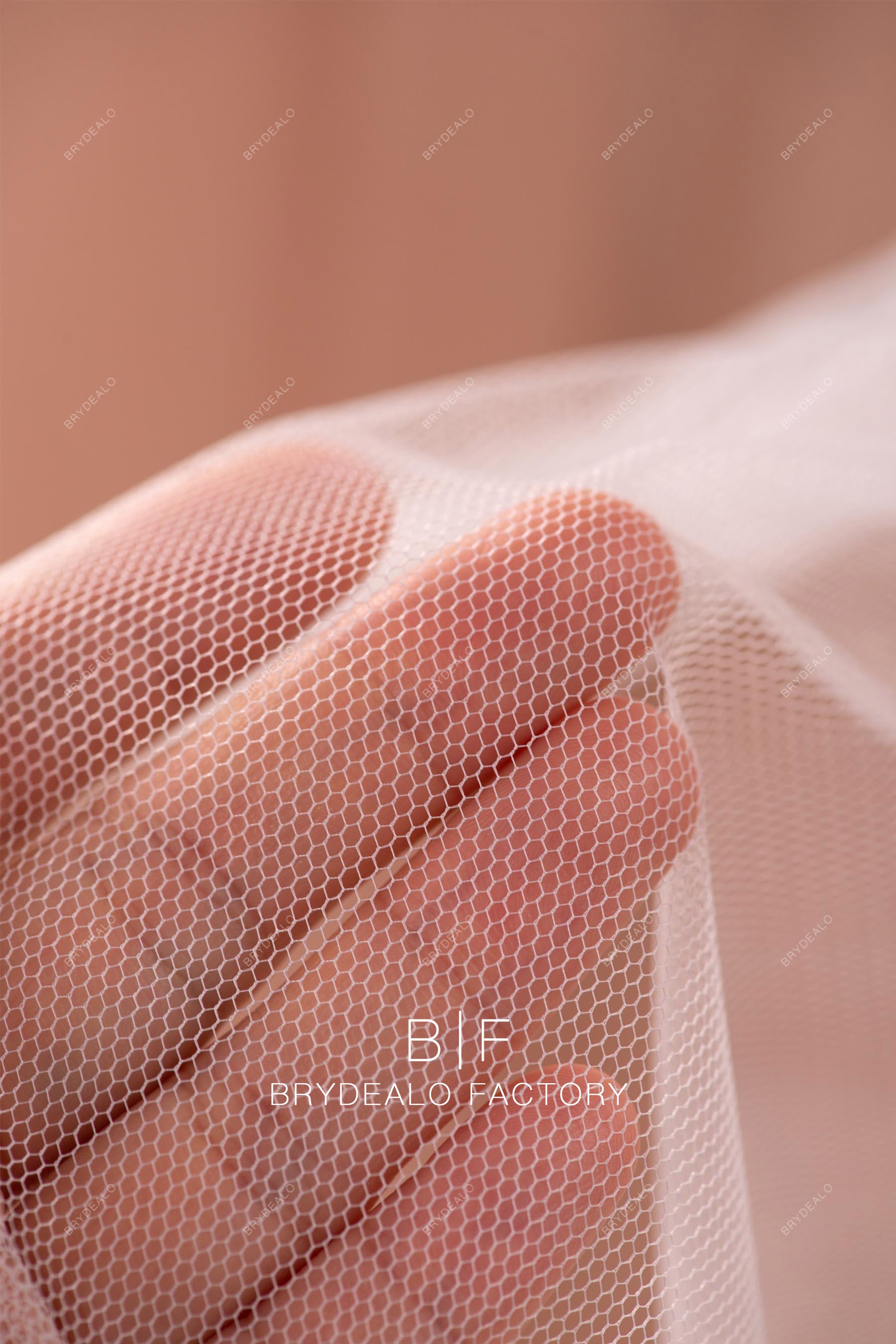 hexagon soft tulle fabric