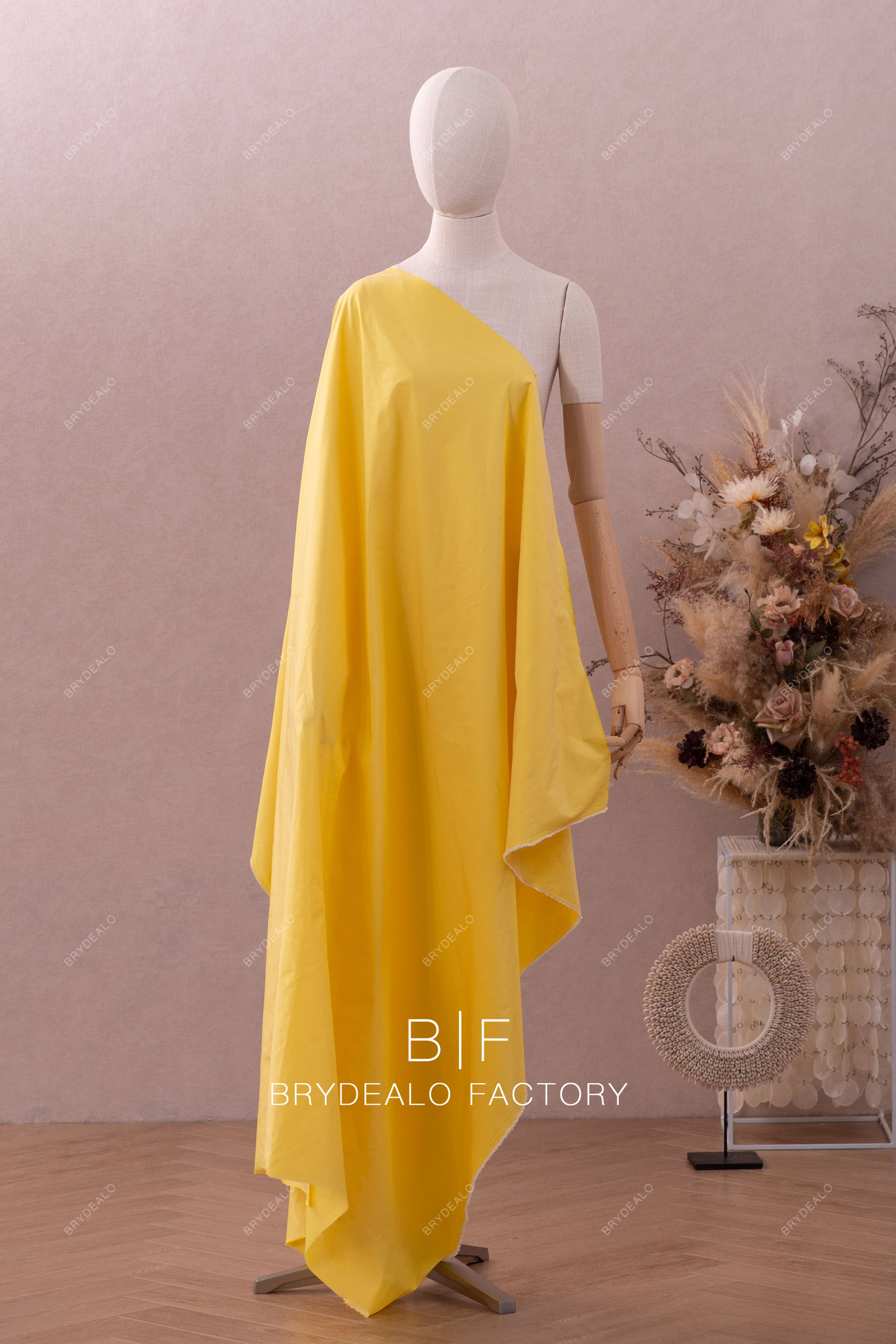 high end matte taffeta fabric