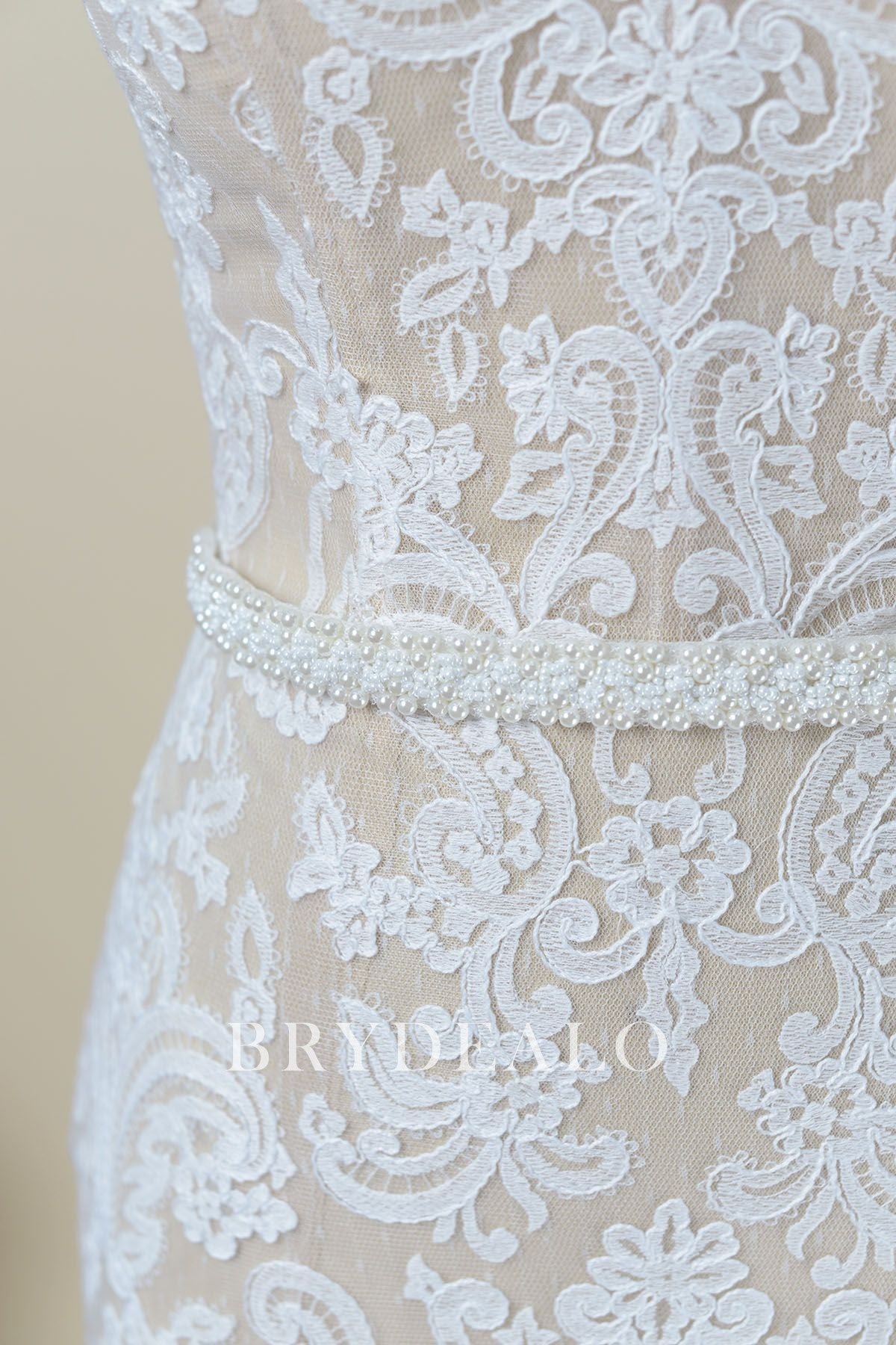 High-end Pearls Bridal Sash Online for Wholesale