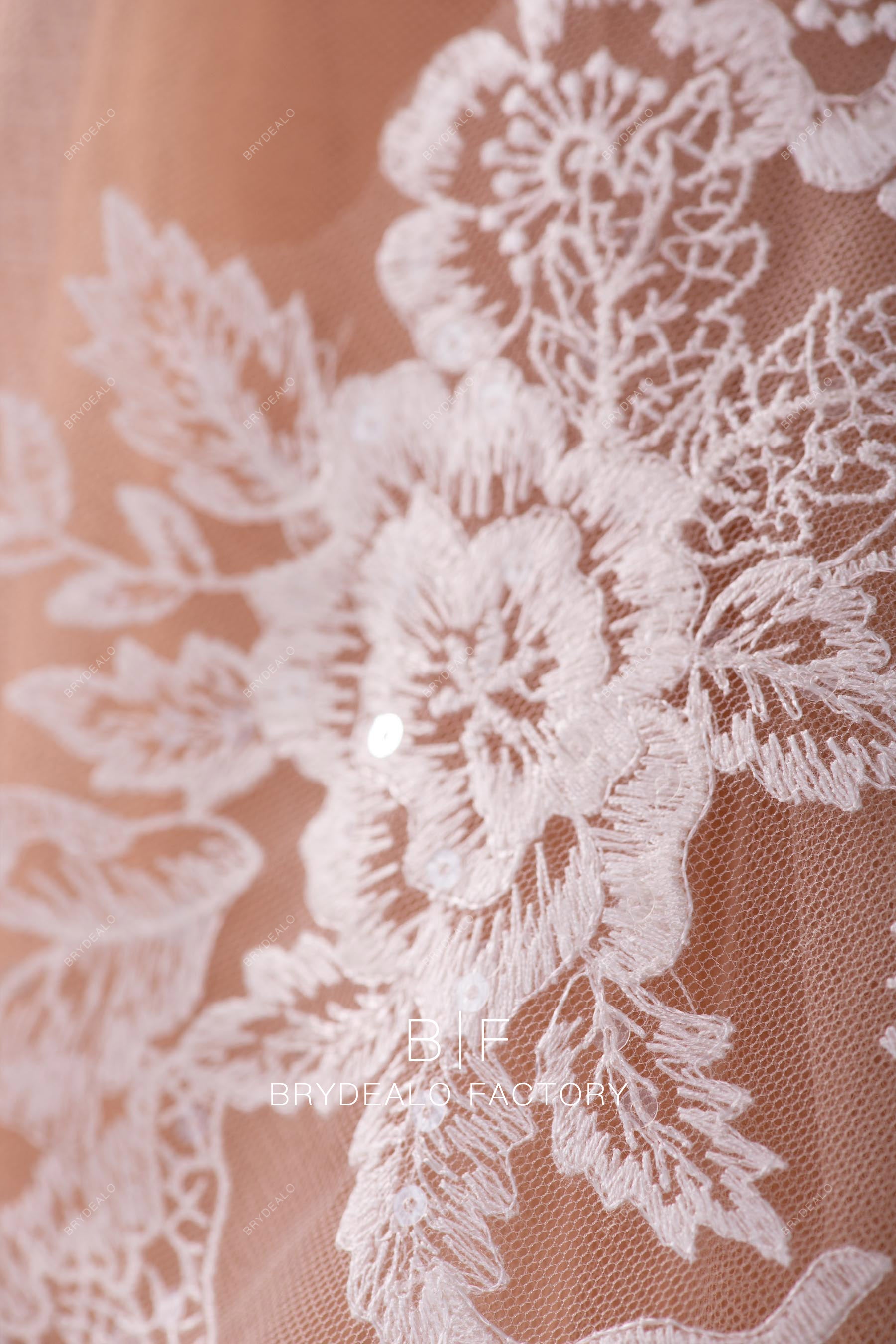 high quality flower lace applique