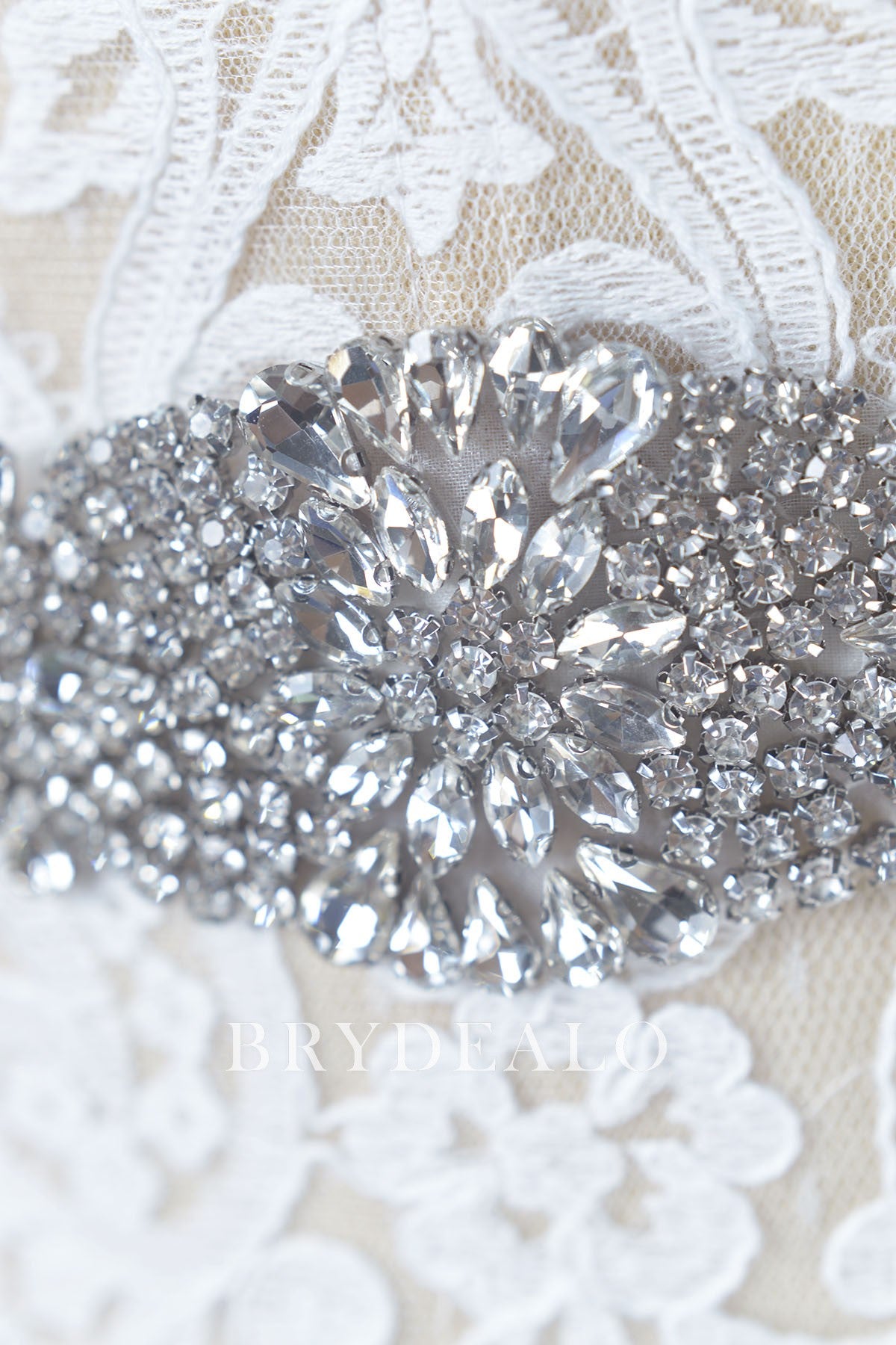 Rhinestones Wedding Sash