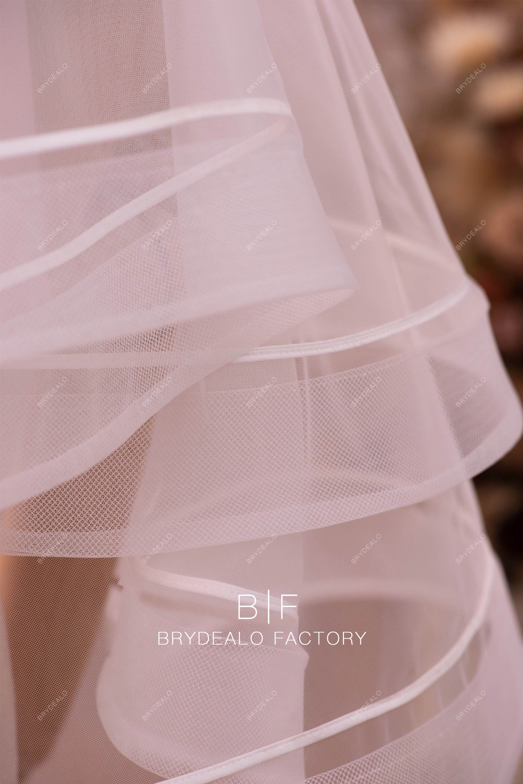 horsehair ribbon veil
