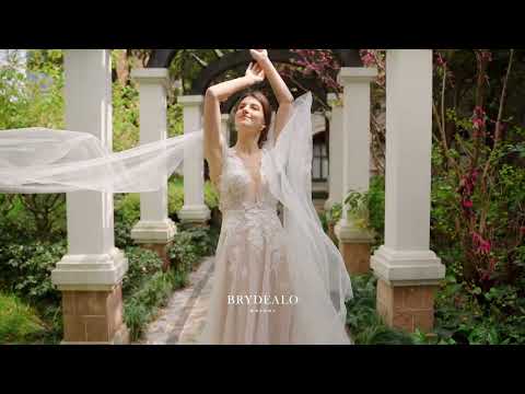 wholesale long shoulder veil lace wedding dress sample sale